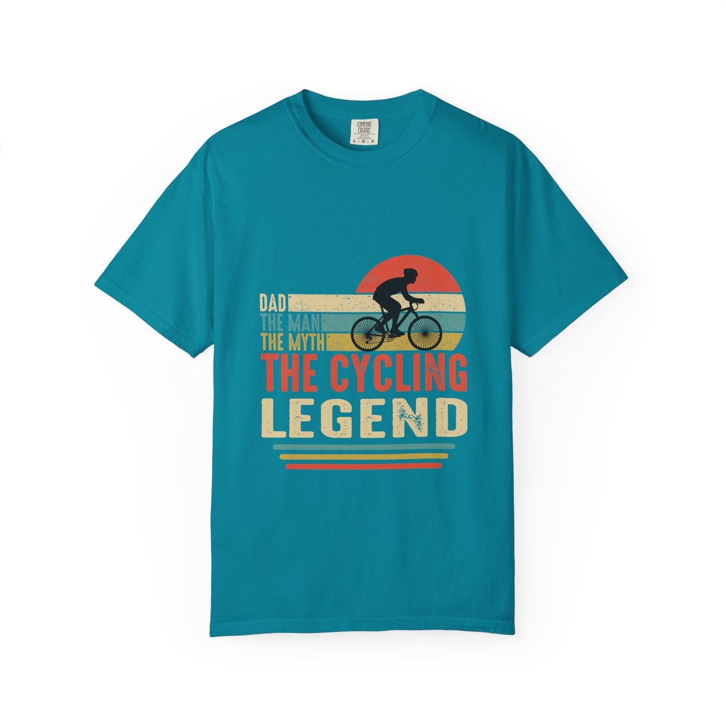 Cycling Legend T-Shirt for Dads, Fun Gift for Father's Day, Casual Wear for Cycling Enthusiasts, Unique Cycling Shirt, Men's Graphic Tee