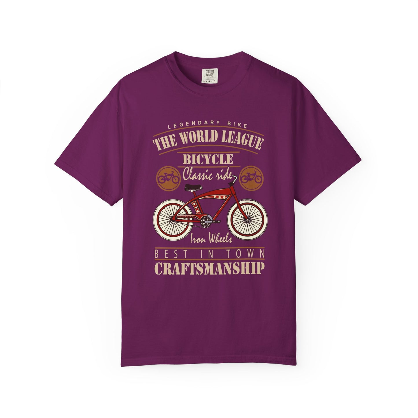 Vintage Bicycle Graphic Tee, Unisex T-shirt for Cycling Enthusiasts, Casual Wear, Gift for Bike Lovers, Retro Style Shirt