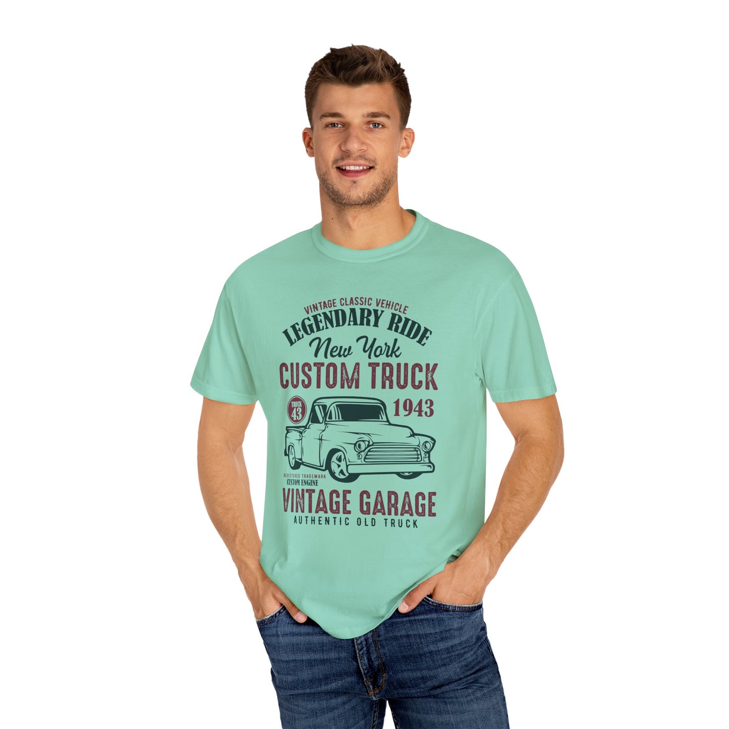 Vintage Truck T-Shirt, Custom Garage Tee, Classic Vehicle Shirt, Unisex Gift, Auto Enthusiast Apparel, Retro Design Apparel