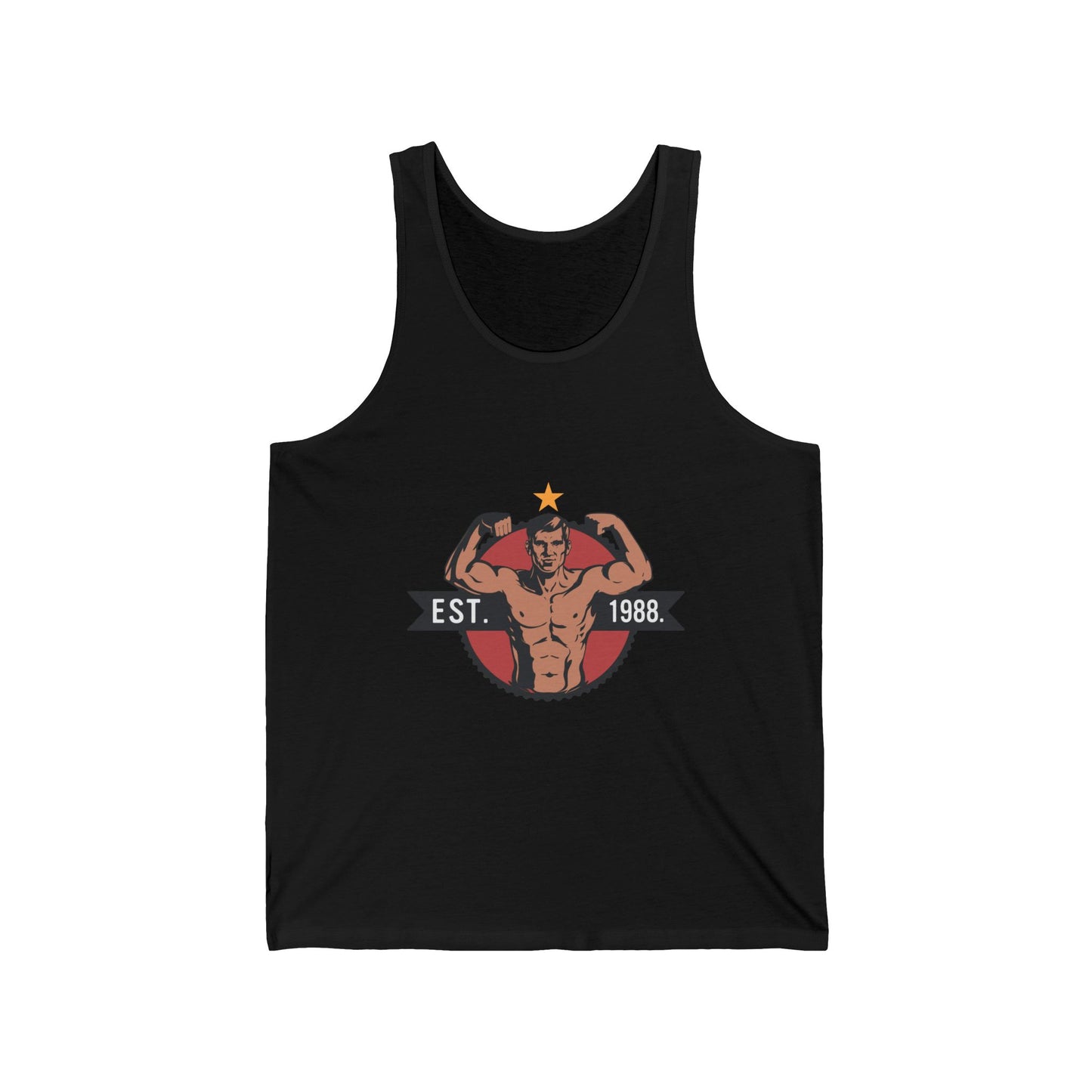 EST. 1988 Tank – Vintage Gym Wear | Steel Grit Wear