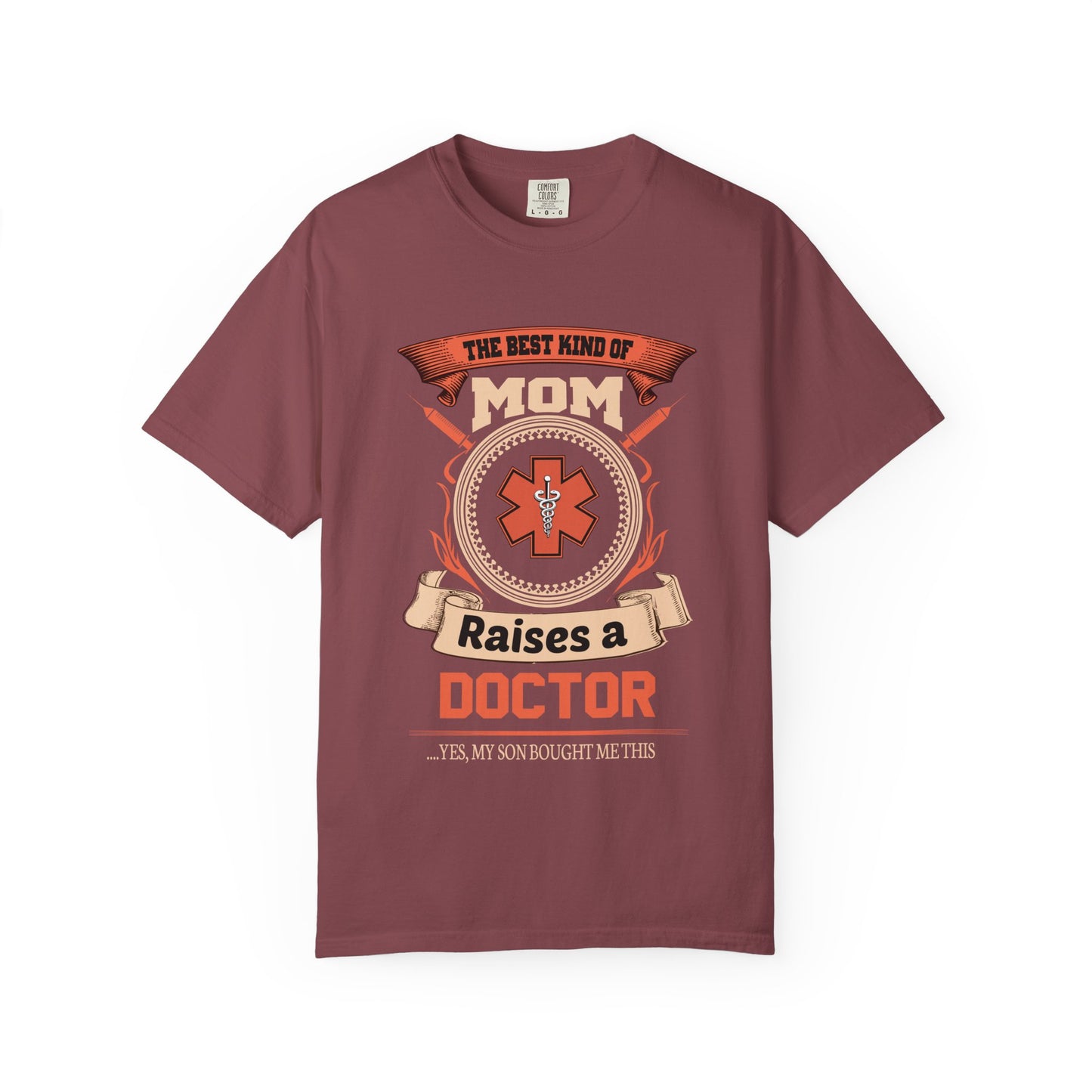 Mom Raises a Doctor T-Shirt, Gift for Nursing Students, Casual Wear, Unisex Tee, Medical Profession Shirt