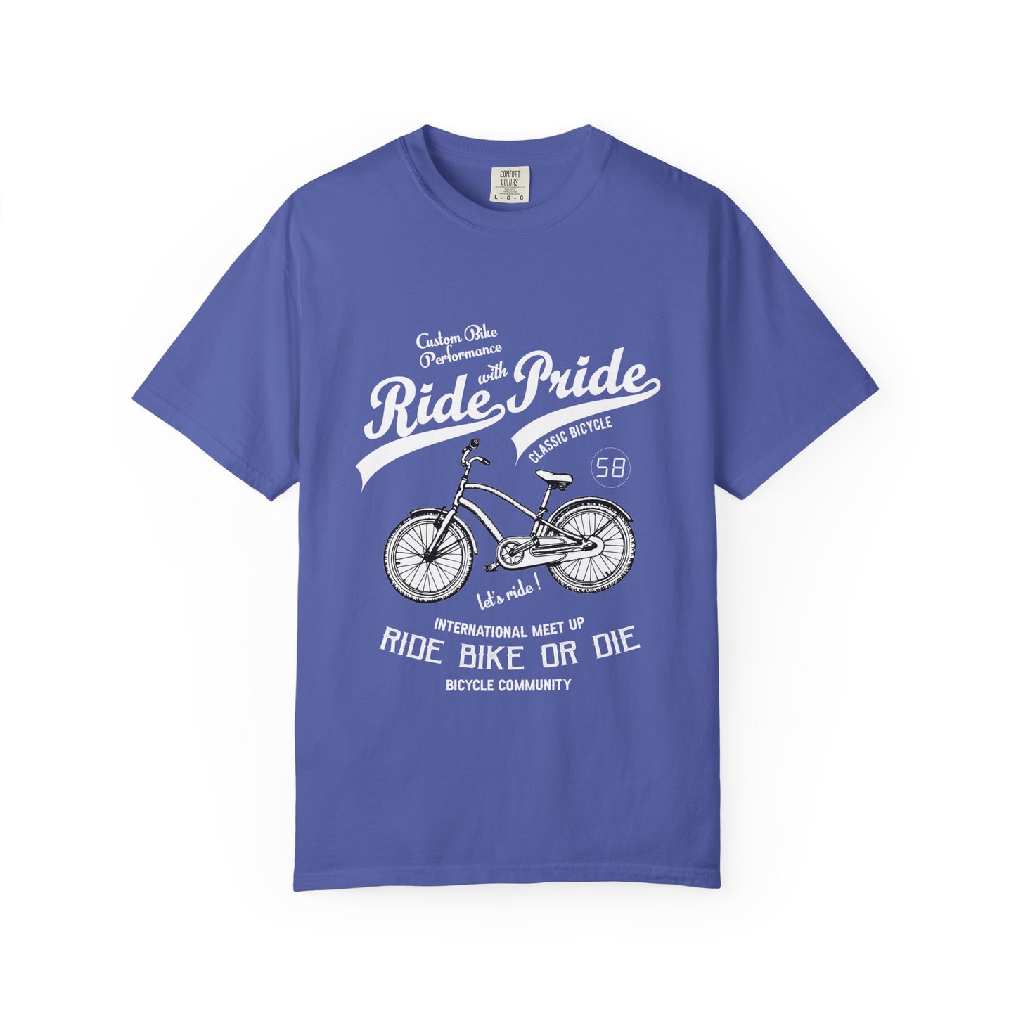 Vintage Bicycle Ride Pride T-shirt, Unisex Casual Tee, Bike Lover Gift, Cycling Club Apparel, Adventure Racer Top, Cool Graphic Shirt