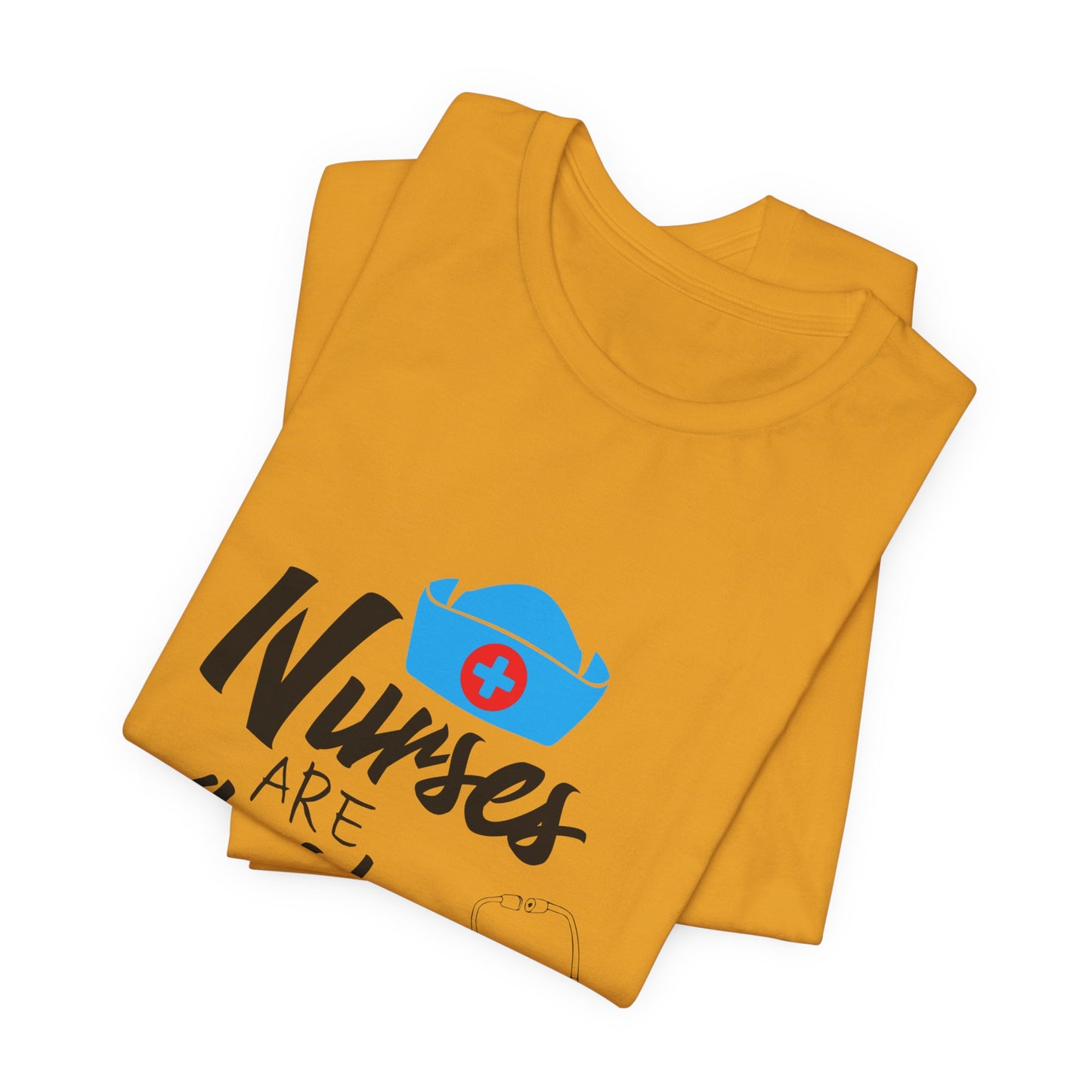 Nurses Are Angels with Stethoscopes Shirt – Nurse Appreciation Graphic Tee