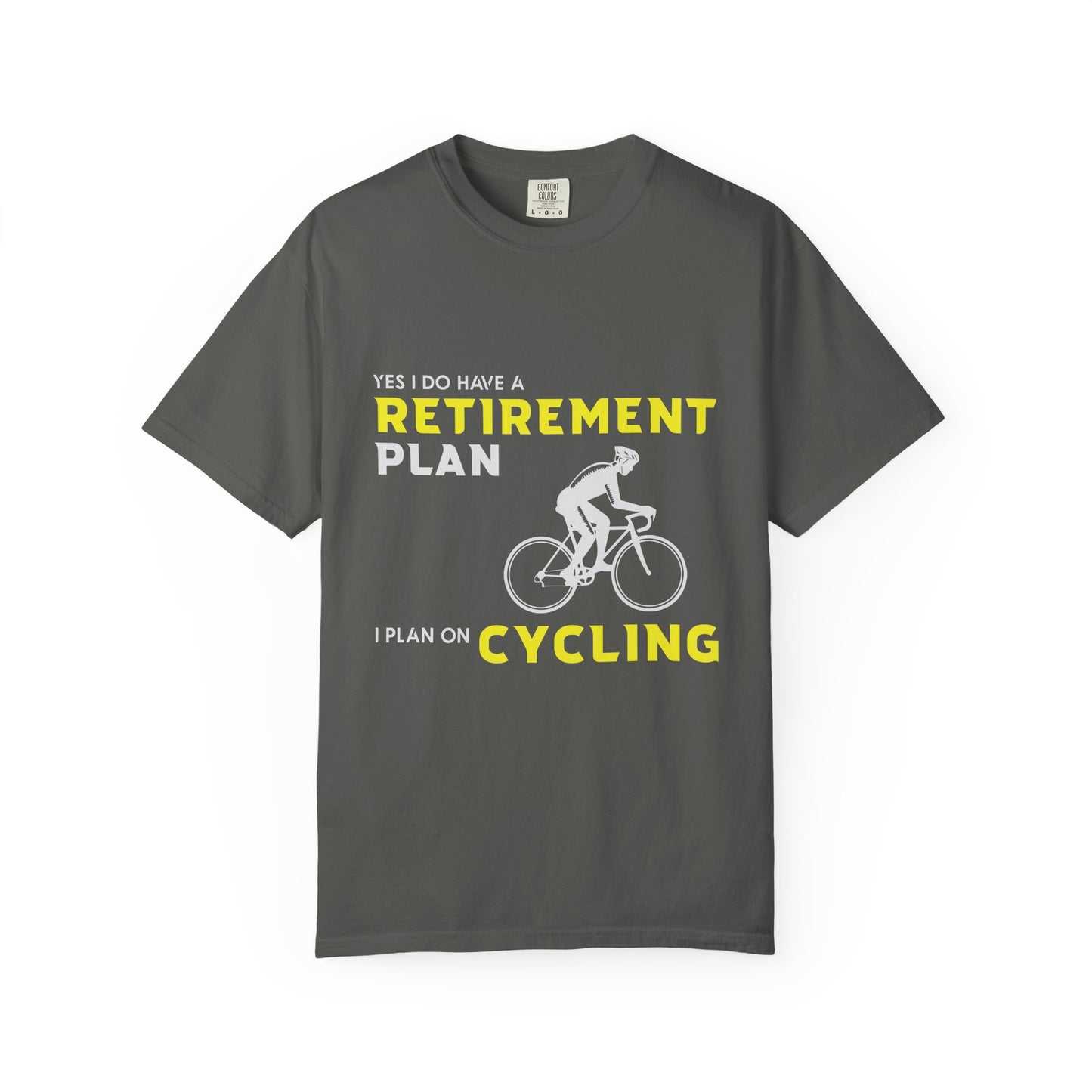 Cycling Retirement Plan T-Shirt, Fun Cycling Apparel, Gift for Retirees, Unisex Shirt for Cycling Enthusiasts, Outdoor Adventure Tee