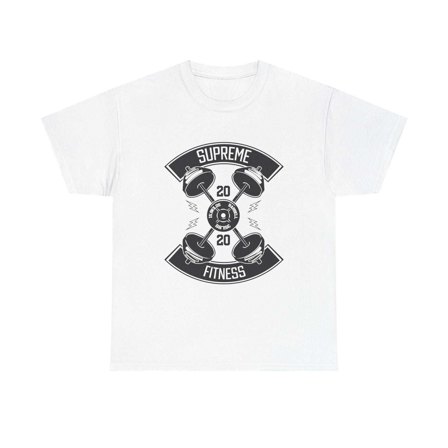 Supreme Fitness Tee - Power Precision Modern Iron Aesthetic