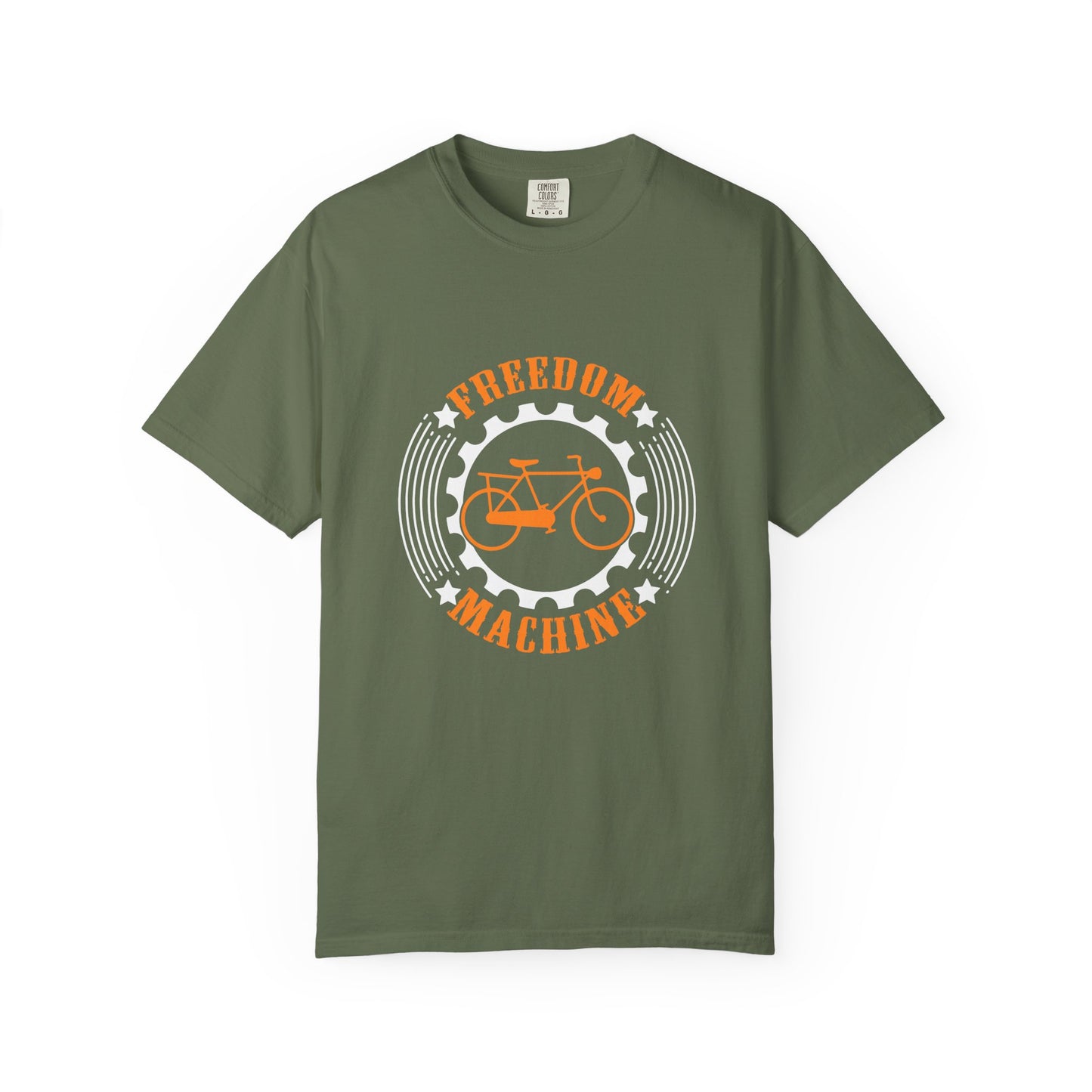 Freedom Machine T-Shirt, Unisex Cycling Shirt, Vintage Bike Tee, Casual Everyday Wear, Gift for Bikers, Outdoor Enthusiasts
