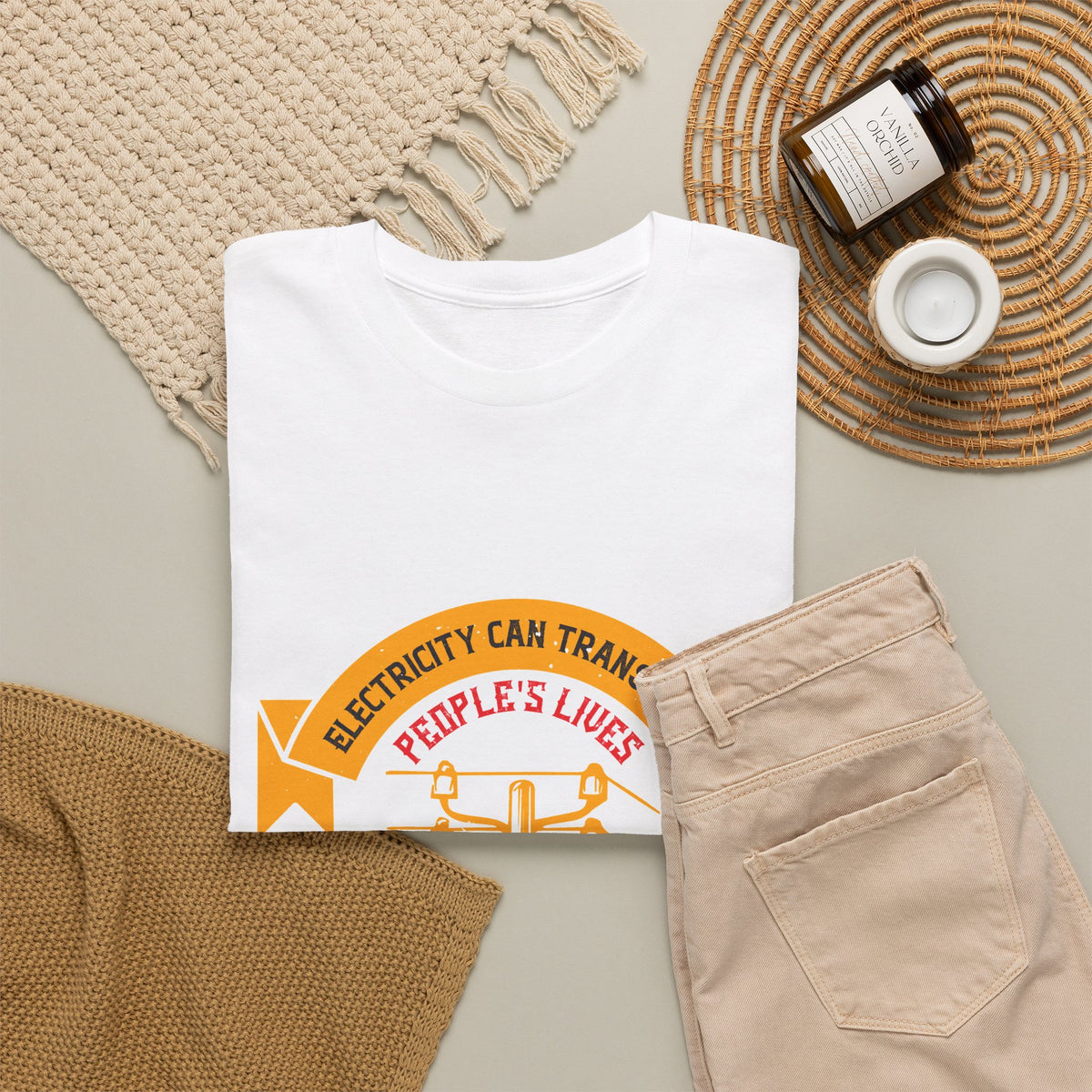 Electricity Can Transform Lives T-Shirt – Electrician History Tee