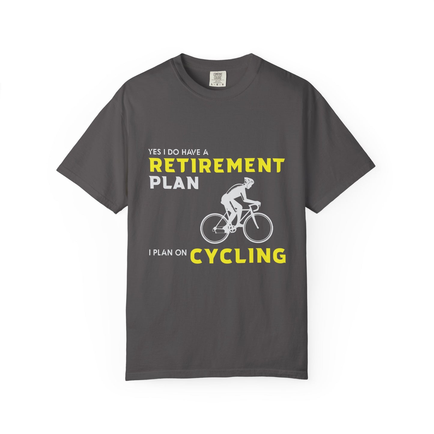 Cycling Retirement Plan T-Shirt, Fun Cycling Apparel, Gift for Retirees, Unisex Shirt for Cycling Enthusiasts, Outdoor Adventure Tee