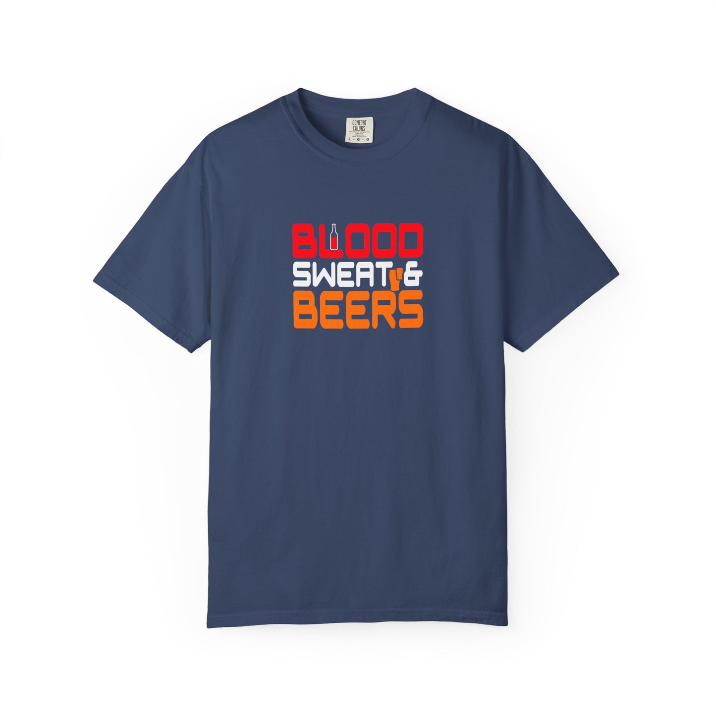 Blood, Sweat & Beers T-Shirt 🍺💪 – Funny Work & Drinking Tee