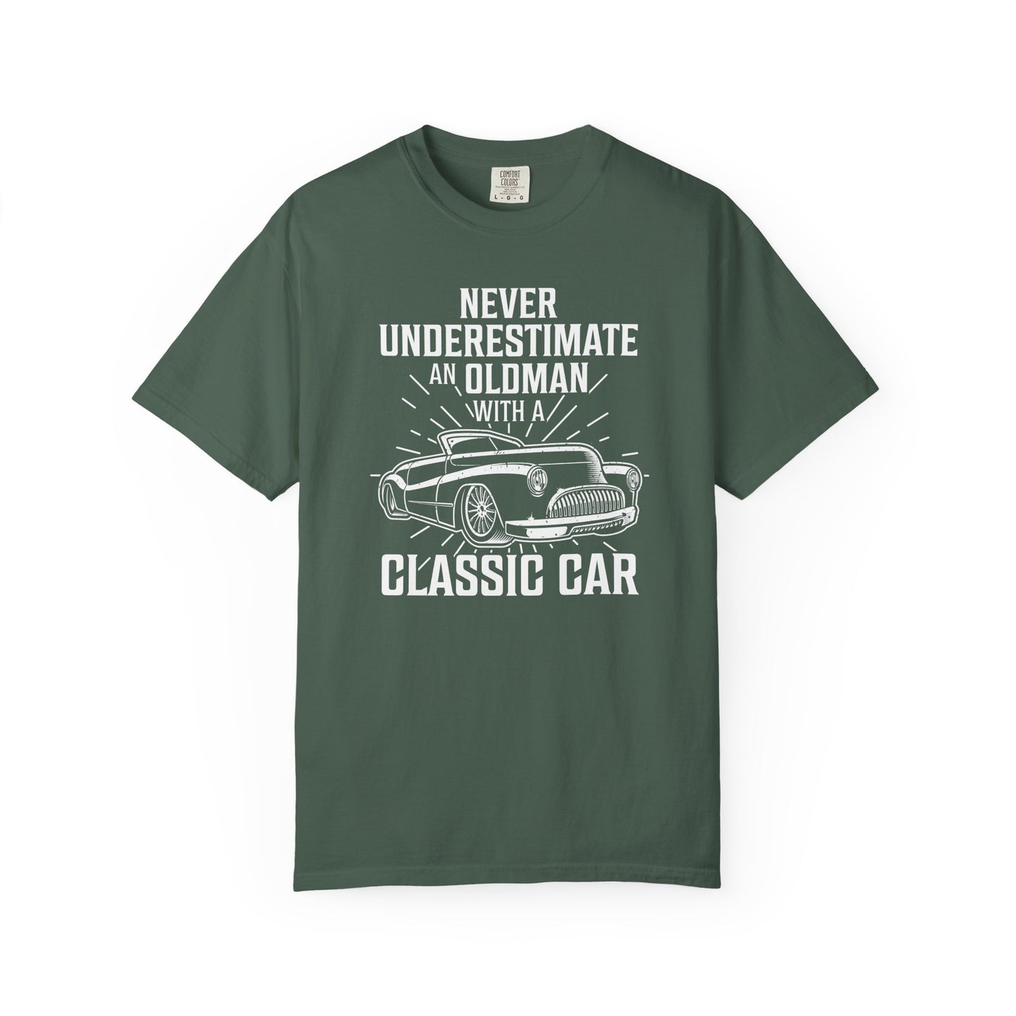 Classic Car Enthusiast T-Shirt, Unisex Garment-Dyed T-Shirt, Vintage Car Lover Gift, Father's Day Tee, Automotive Humor Shirt