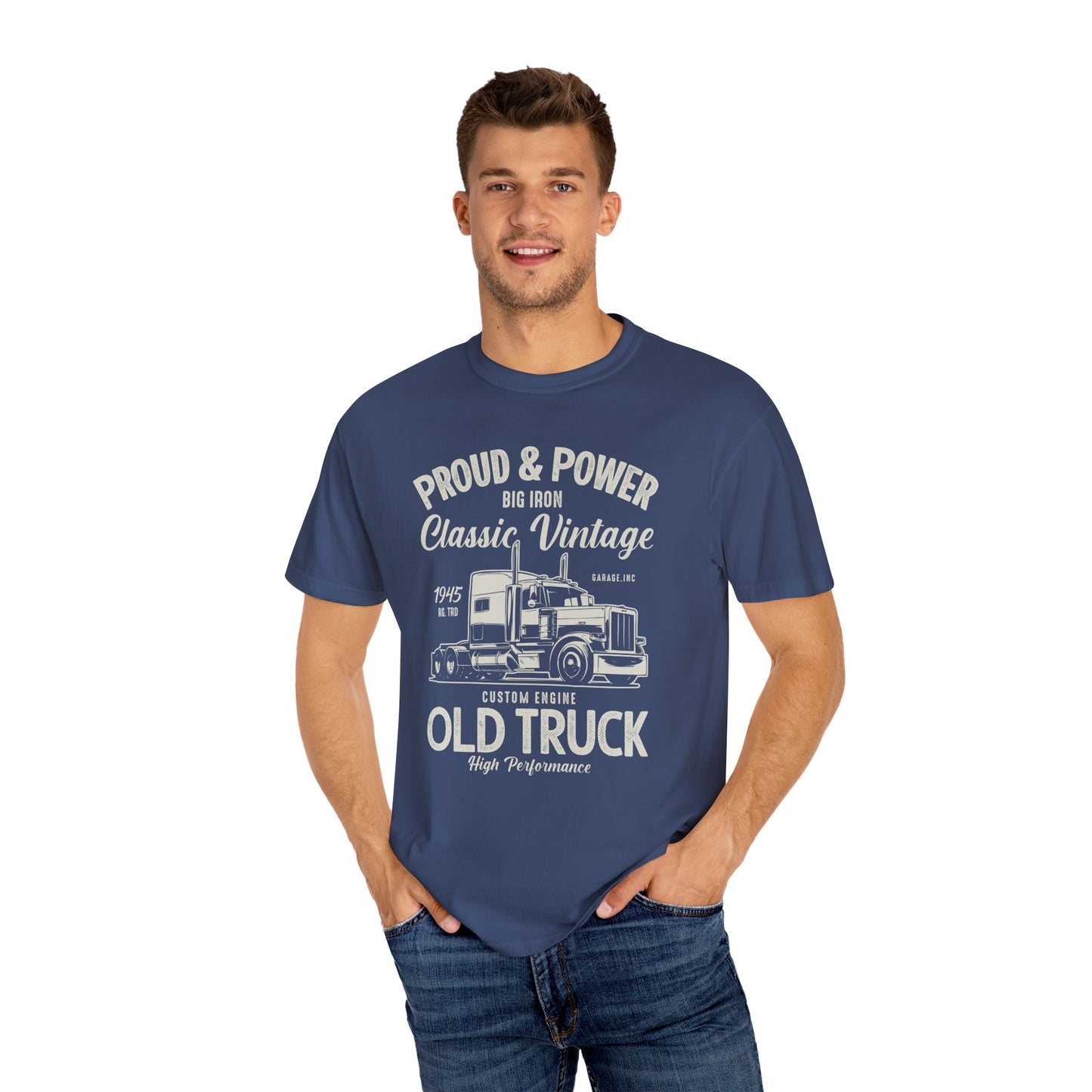 Vintage Truck T-Shirt for Classic Car Enthusiasts, Retro Apparel, Perfect for Gifts, Trucks Lovers, Casual Wear