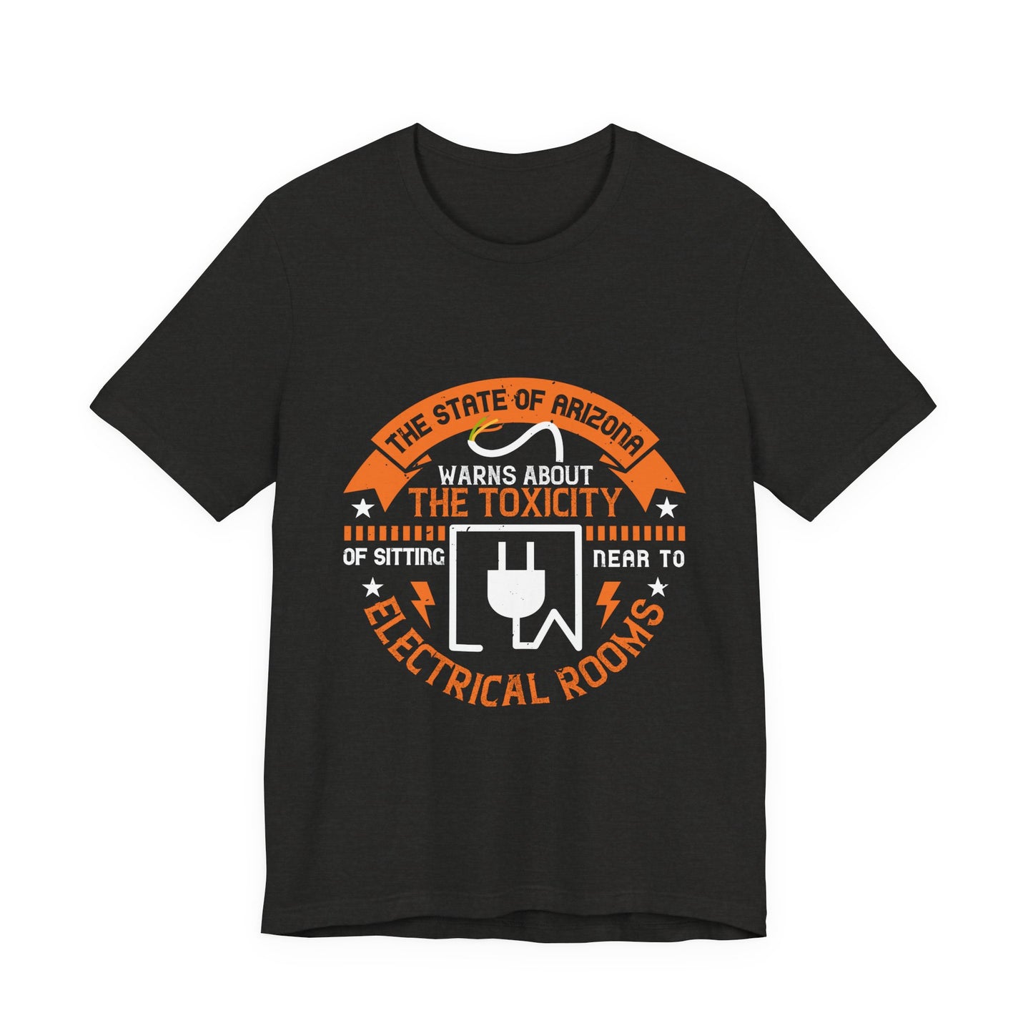 Funny Electrician Shirt – Toxicity Warning Electrical Room Humor T-Shirt