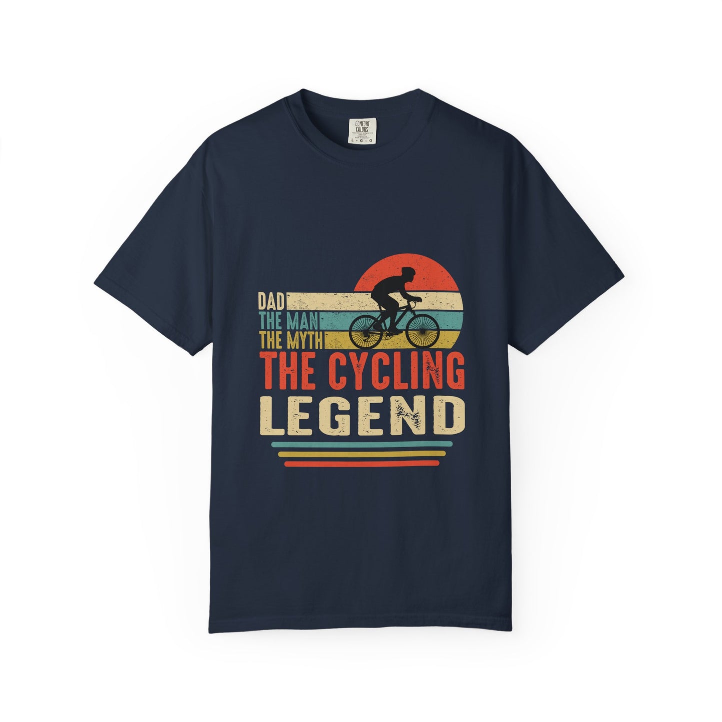 Cycling Legend T-Shirt for Dads, Fun Gift for Father's Day, Casual Wear for Cycling Enthusiasts, Unique Cycling Shirt, Men's Graphic Tee