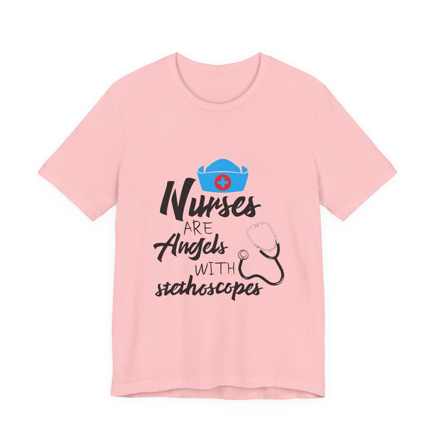 Nurses Are Angels with Stethoscopes Shirt – Nurse Appreciation Graphic Tee