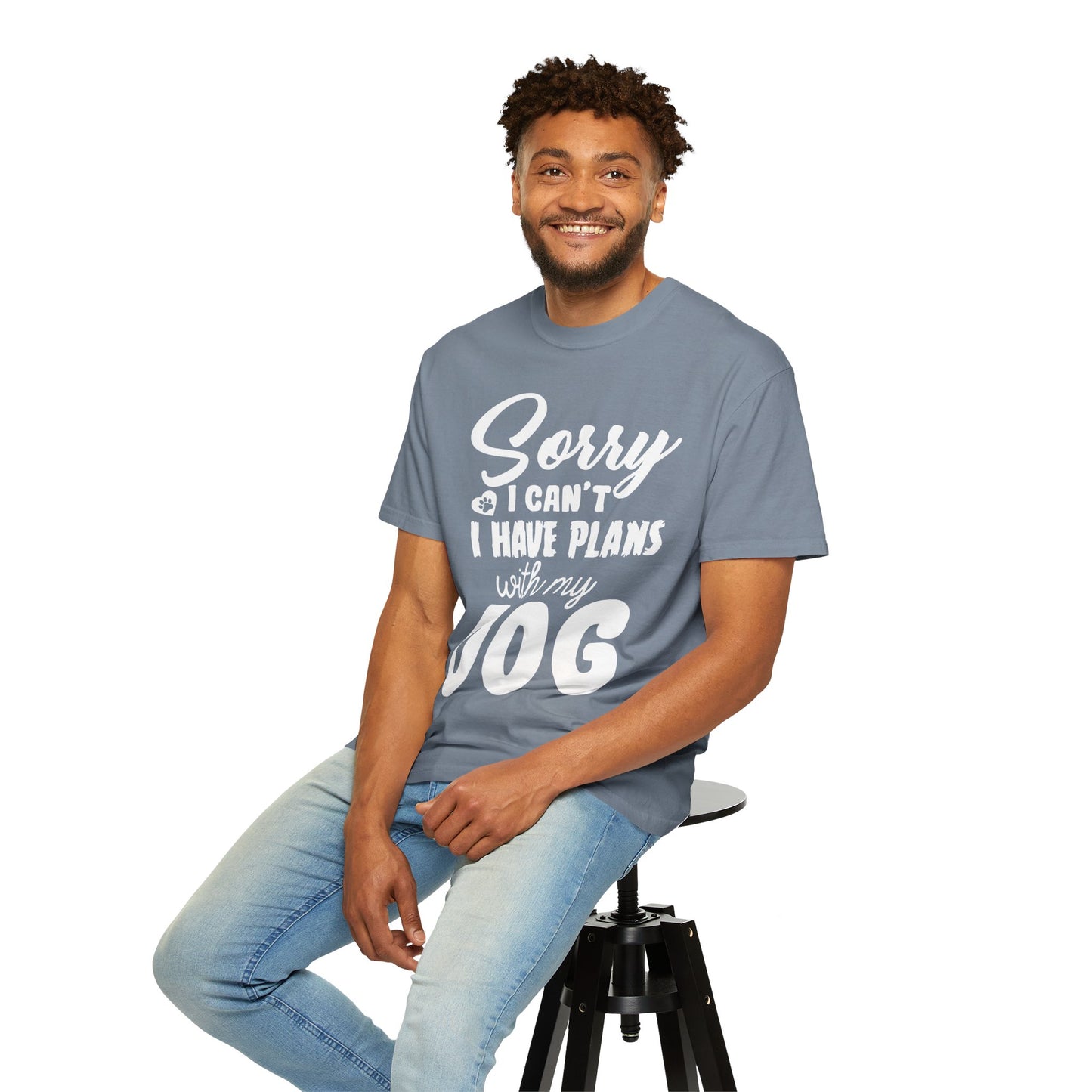 Funny Dog Dad Shirt – Sorry I Can’t I Have Plans with My Dog Tee
