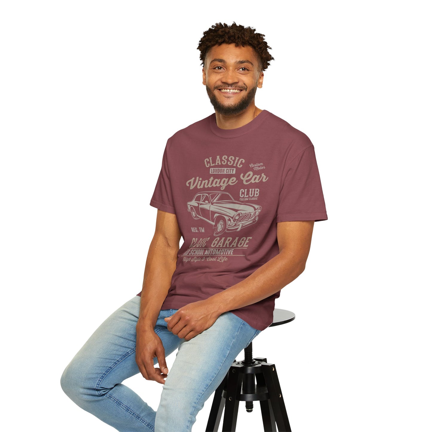 Classic Vintage Car Club T-shirt, Unisex Retro Car Tee, Automotive Gift, Car Lover Apparel, Unique Garage Shirt