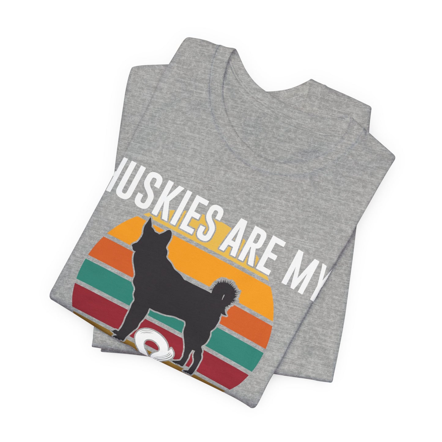 Husky Dog Dad Shirt – Huskies Are My Spirit Animal Tee