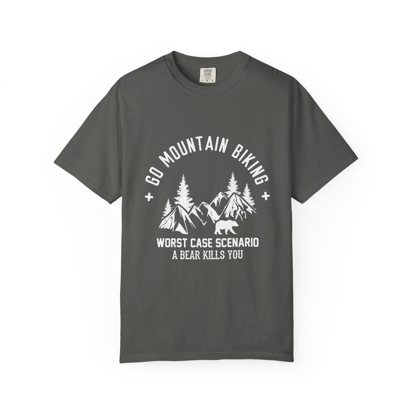 Adventure-Ready Mountain Biking T-Shirt, Outdoors, Gifts for Cyclists, Summer Wear, Nature Enthusiast Apparel, Hiking Shirt