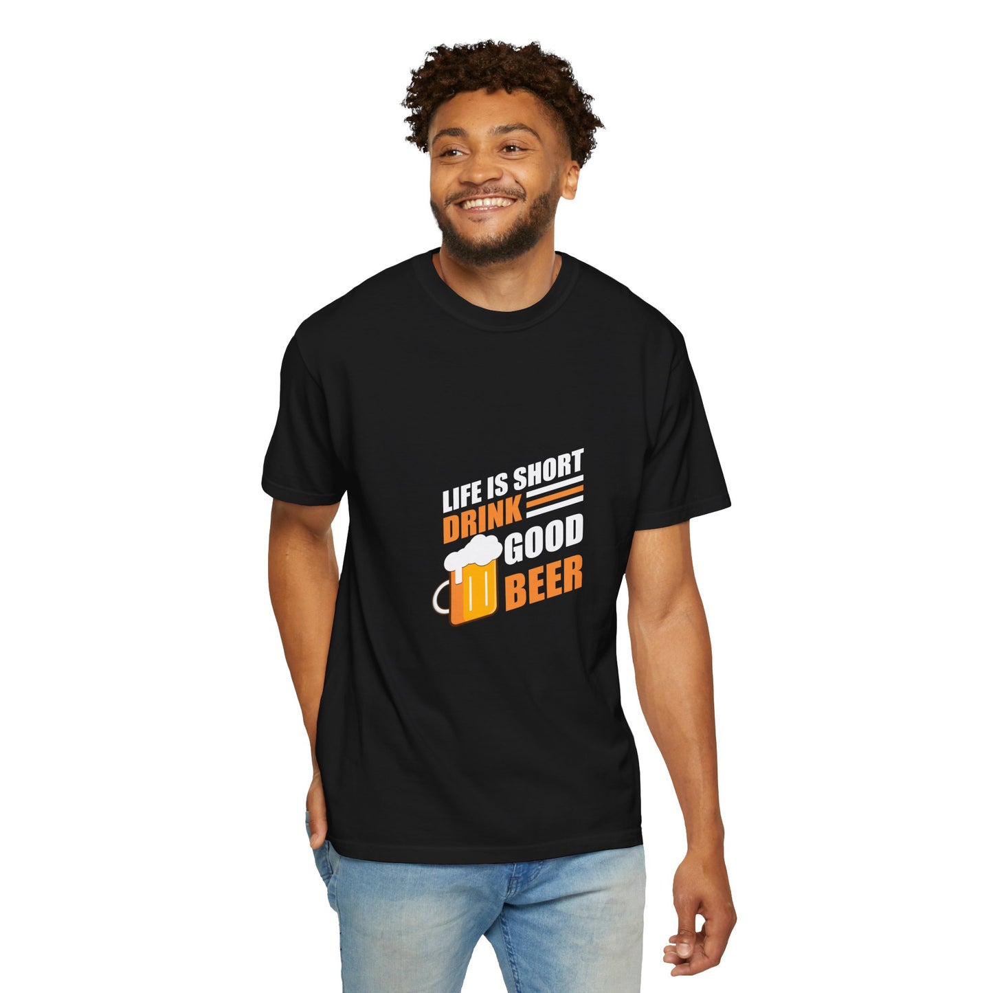 Life Is Short Drink Good Beer T-Shirt – Bold & Refreshing Design