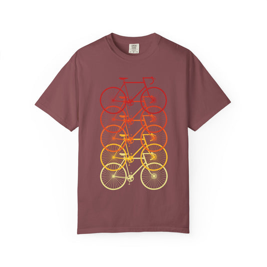 Retro Bike Graphic T-shirt, Unisex Tee, Casual Wear, Cycling Gifts, Summer Style, Vintage Bike Apparel, Gift for Cyclists