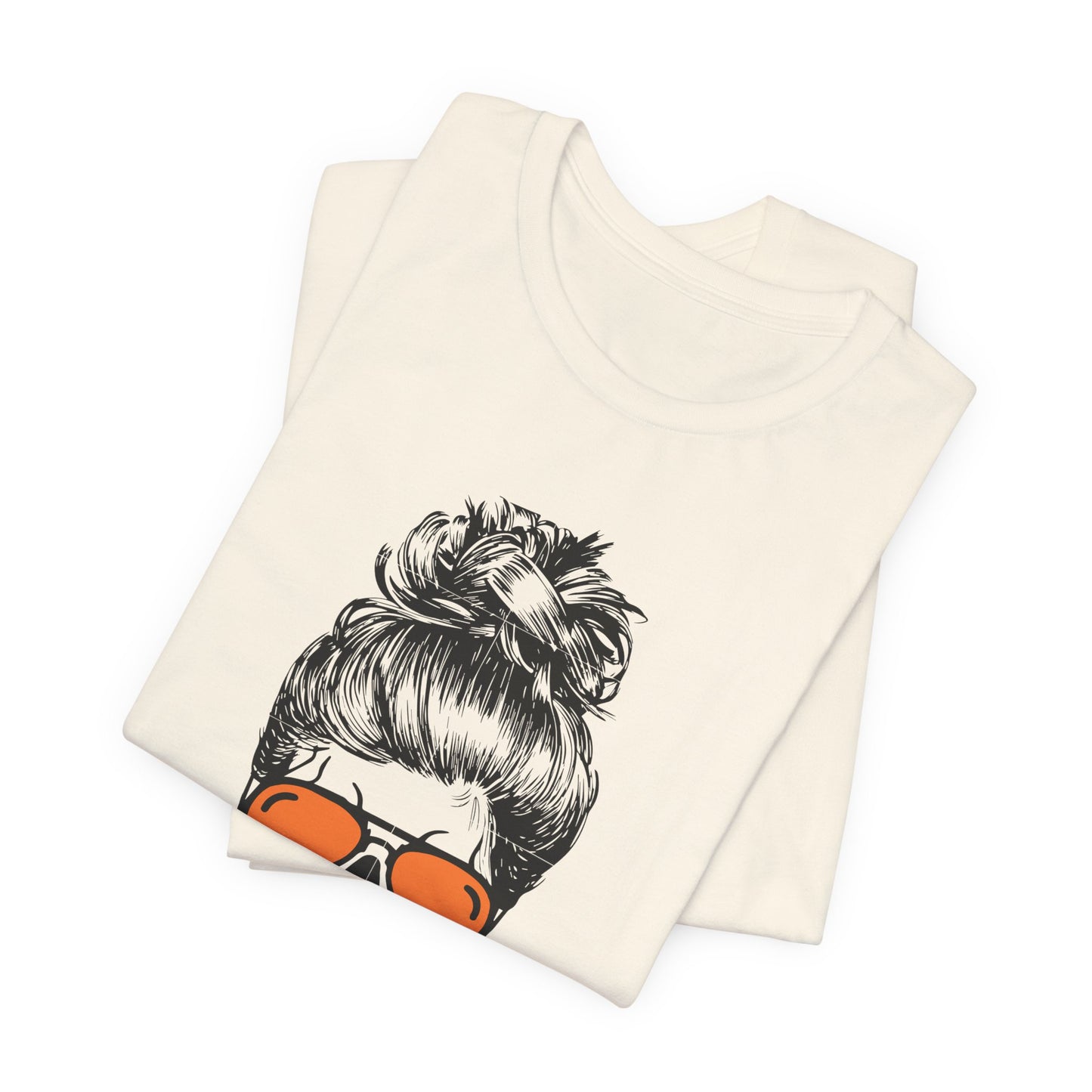 Nurse Life Shirt – Funny Messy Bun Nurse Graphic Tee for Healthcare Workers
