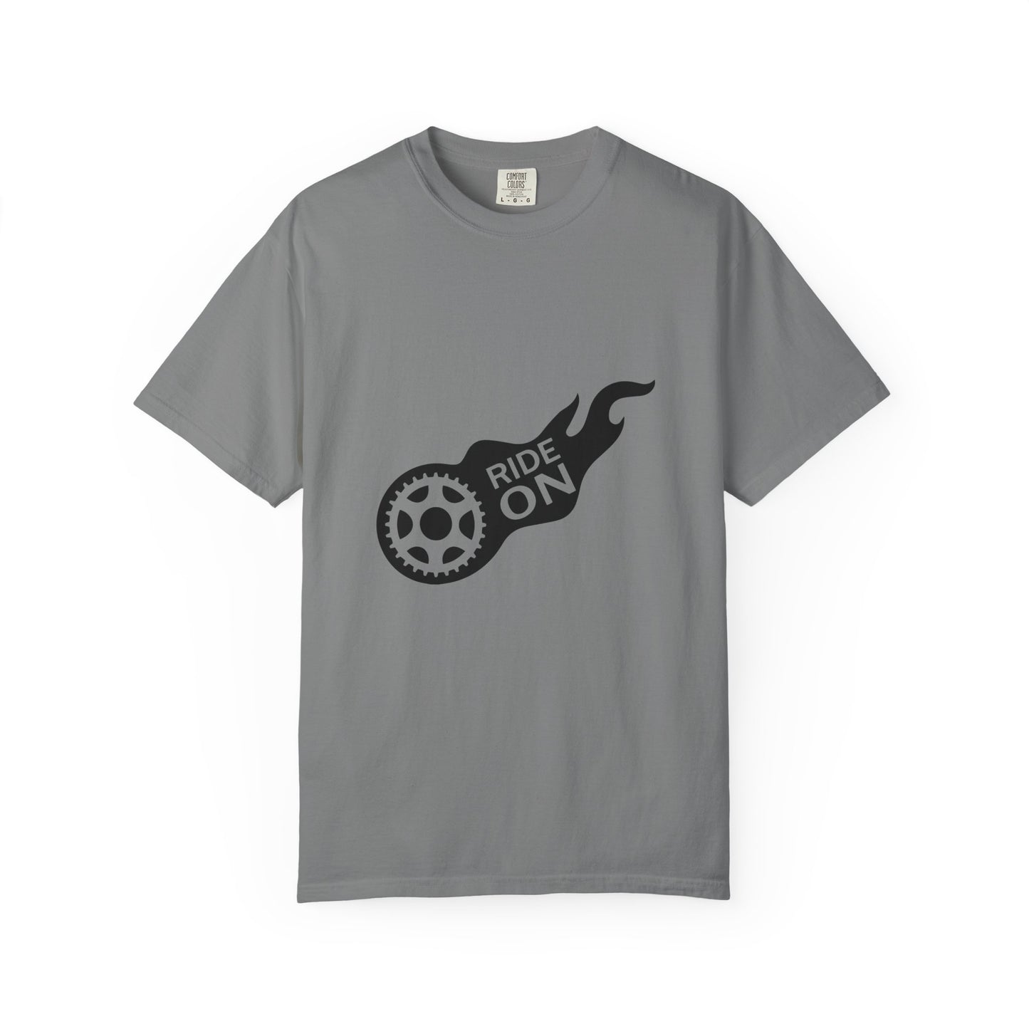 Ride On T-Shirt | Unisex Garment-Dyed Tee | Perfect for Bikers, Casual Outings, Birthdays, or Gifts | Cool Graphic Tee
