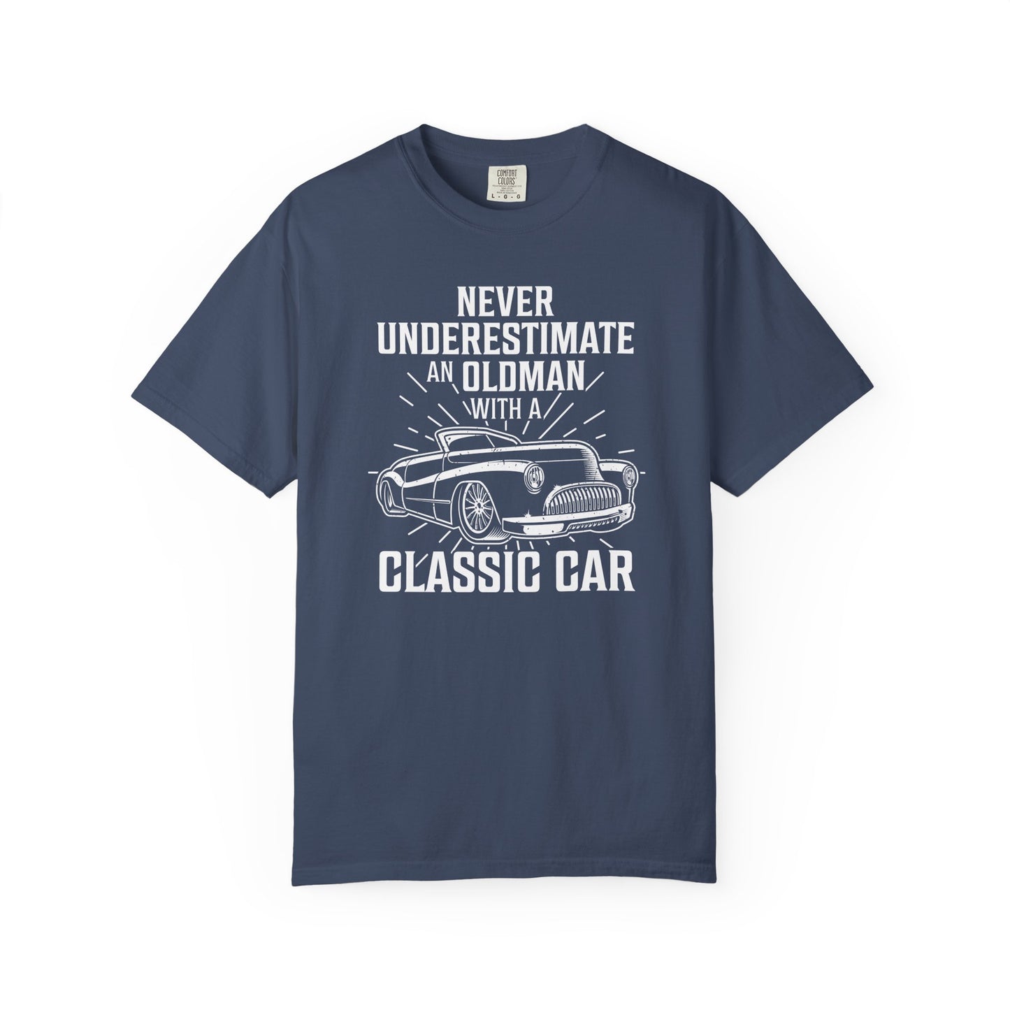 Classic Car Enthusiast T-Shirt, Unisex Garment-Dyed T-Shirt, Vintage Car Lover Gift, Father's Day Tee, Automotive Humor Shirt