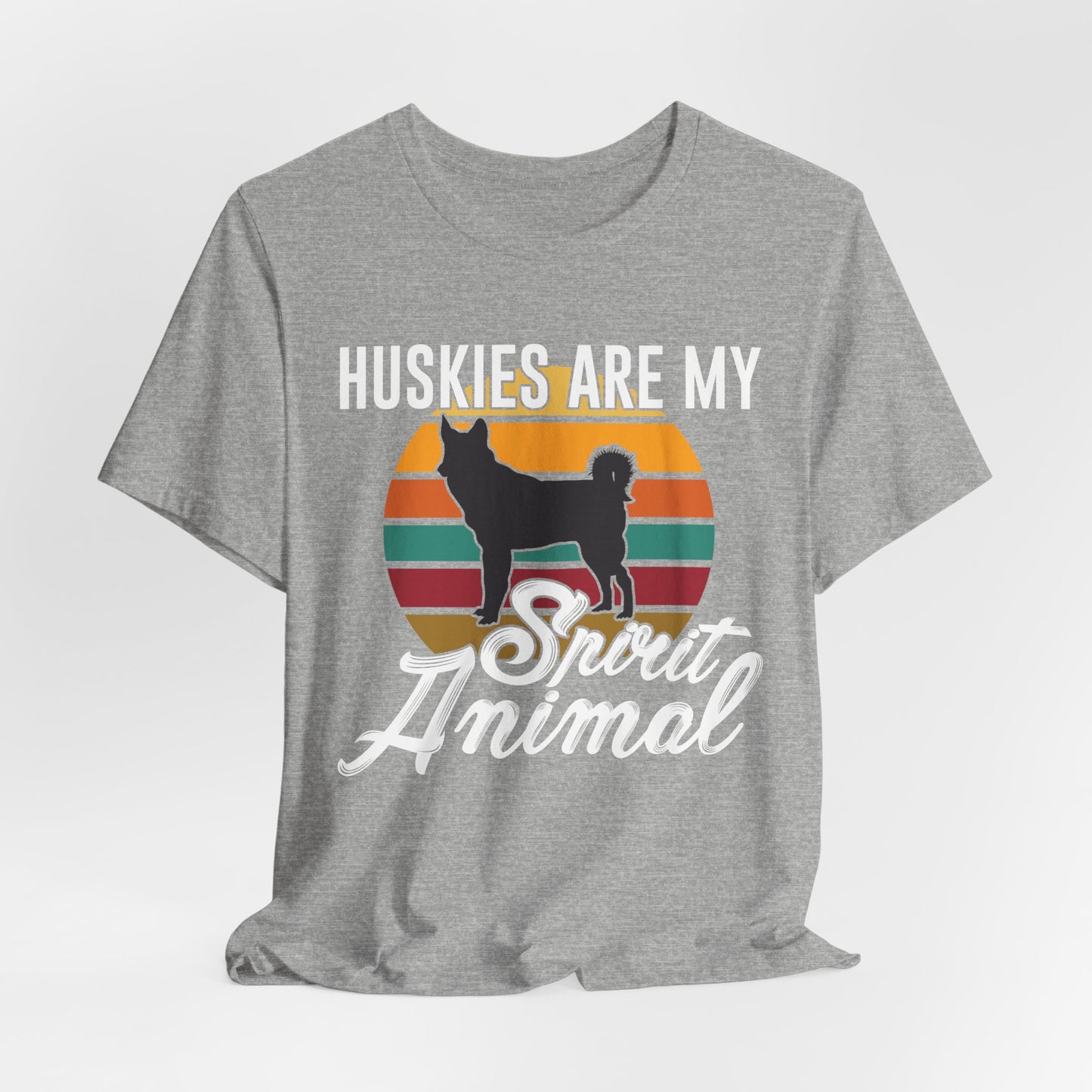 Husky Dog Dad Shirt – Huskies Are My Spirit Animal Tee