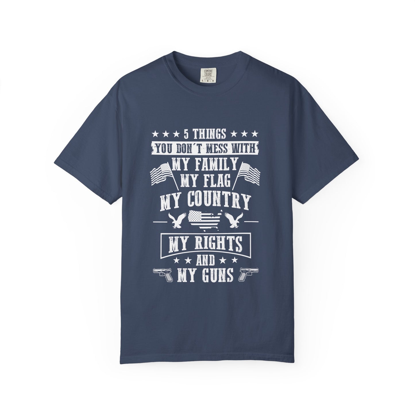 Patriotic Unisex T-Shirt, Family Rights Shirt, Gun Rights Tee, Independence Day Gift, 4th of July Apparel, American Flag Shirt