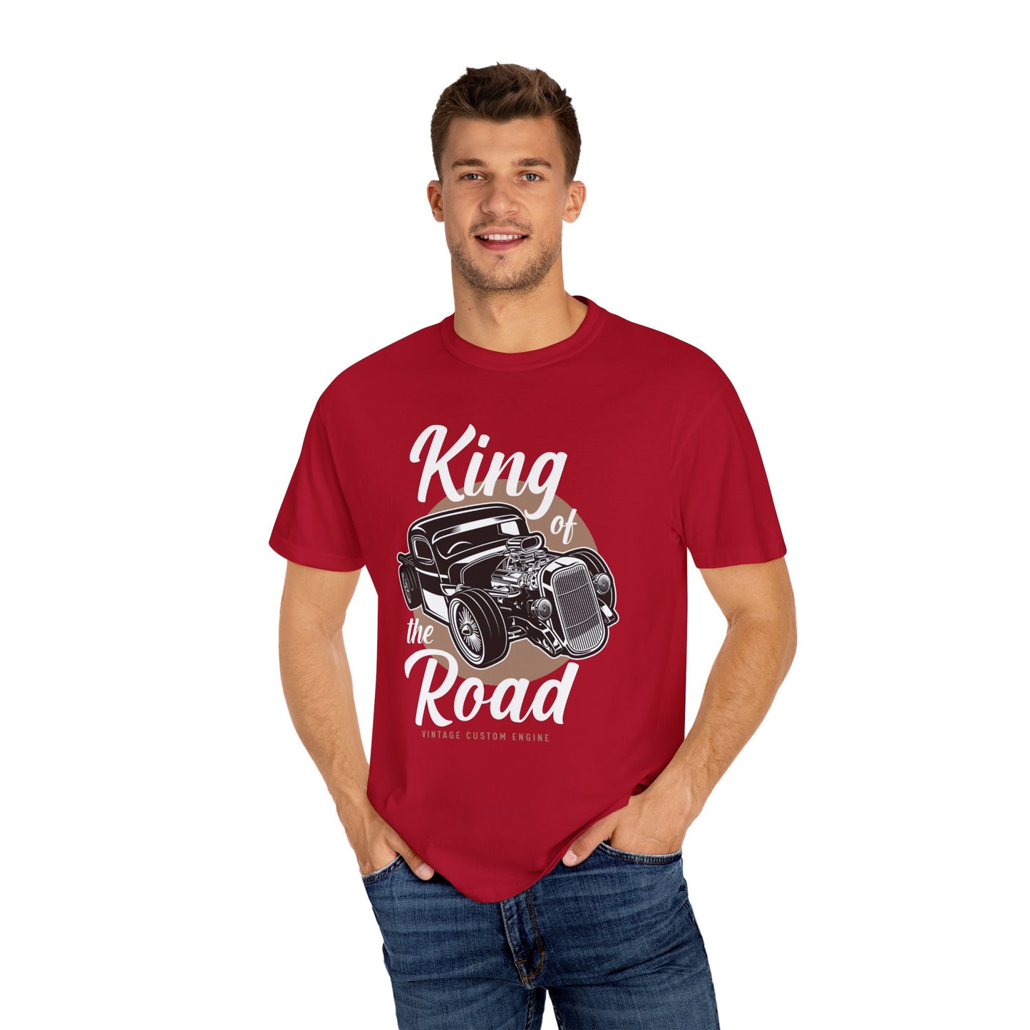 Vintage Car Graphic T-Shirt, King of the Road Tee, Unisex Shirt, Perfect for Car Lovers, Gift for Him, Automotive Apparel, Retro Style Tee