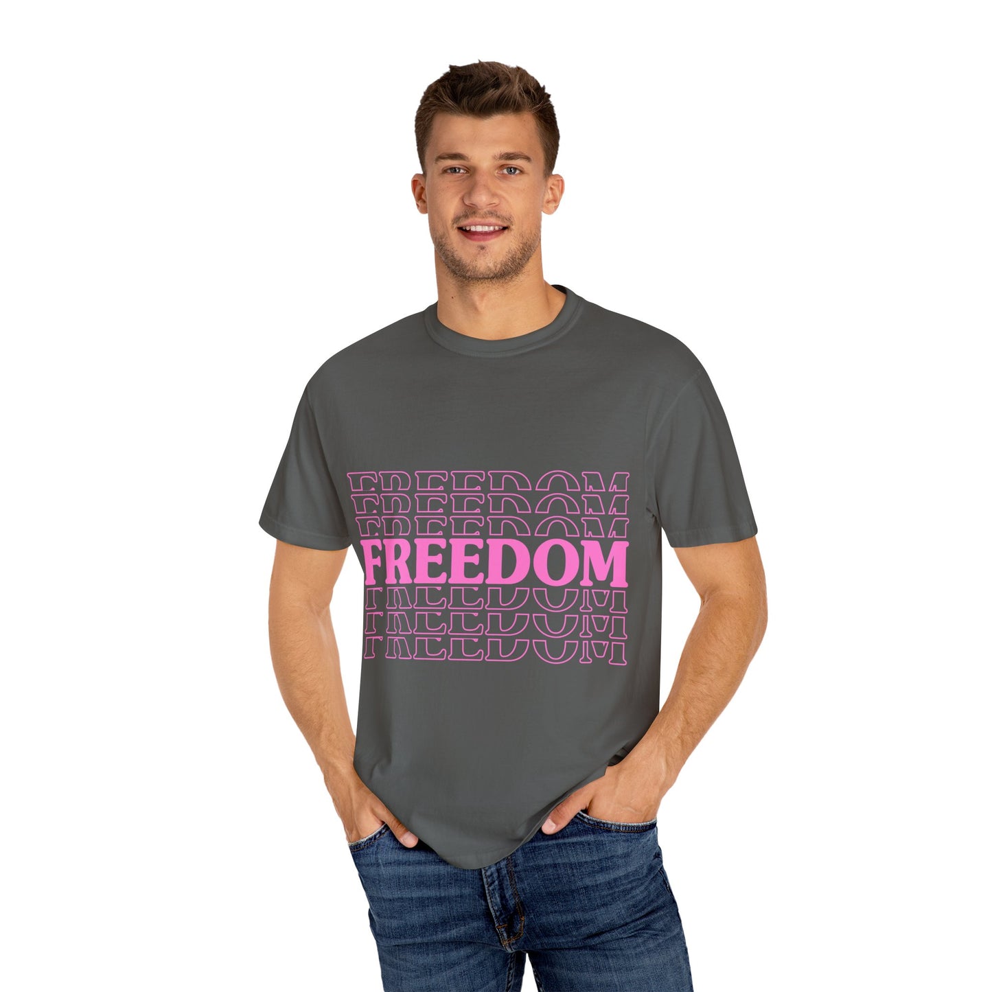 Empowerment Pink T-shirt for Women and Men - FREEDOM Vibe Tee