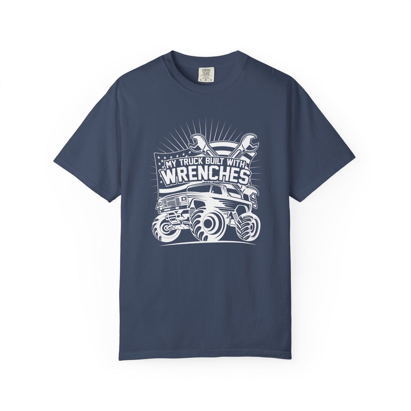 Custom Wrench Graphic T-Shirt, Truck Enthusiast Tee, Gift for Mechanics, Birthday Present, Casual Wear, Unisex Style