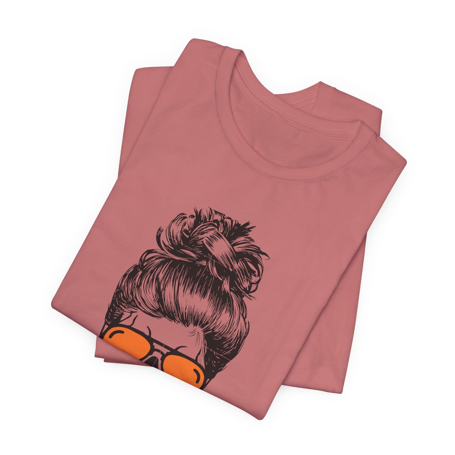 Nurse Life Shirt – Funny Messy Bun Nurse Graphic Tee for Healthcare Workers
