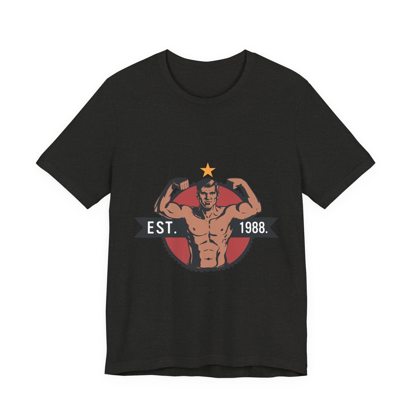 EST. 1988 Gym T-Shirt – Old School Strength Edition | Steel Grit Wear