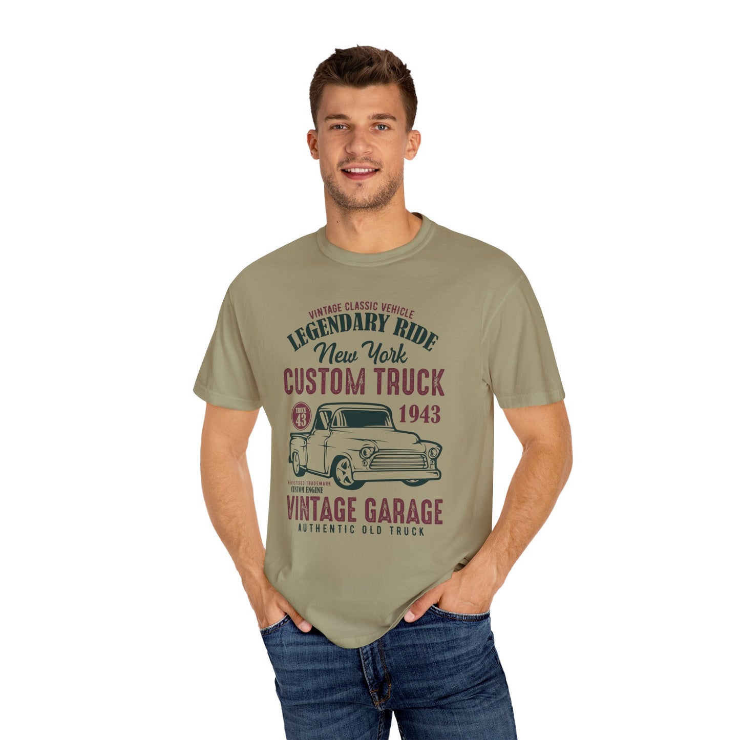Vintage Truck T-Shirt, Custom Garage Tee, Classic Vehicle Shirt, Unisex Gift, Auto Enthusiast Apparel, Retro Design Apparel