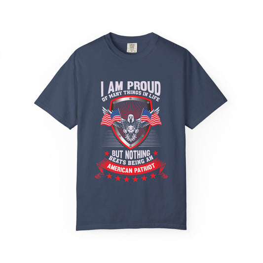 Patriotic Unisex T-Shirt - Proud American Tee, Gift for Patriots, Fourth of July Celebration, Independence Day, USA Pride