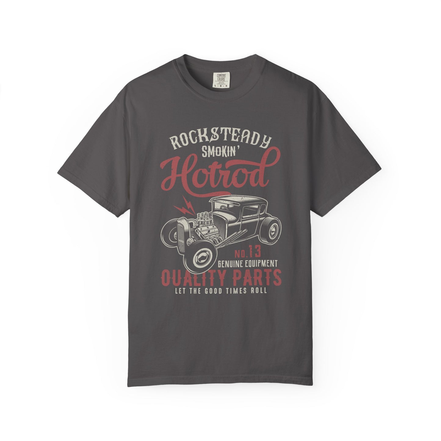 Rocksteady Hotrod Unisex T-shirt, Vintage Car Tee, Summer Fashion, Auto Enthusiast Gift, Retro Style, Cool Graphics