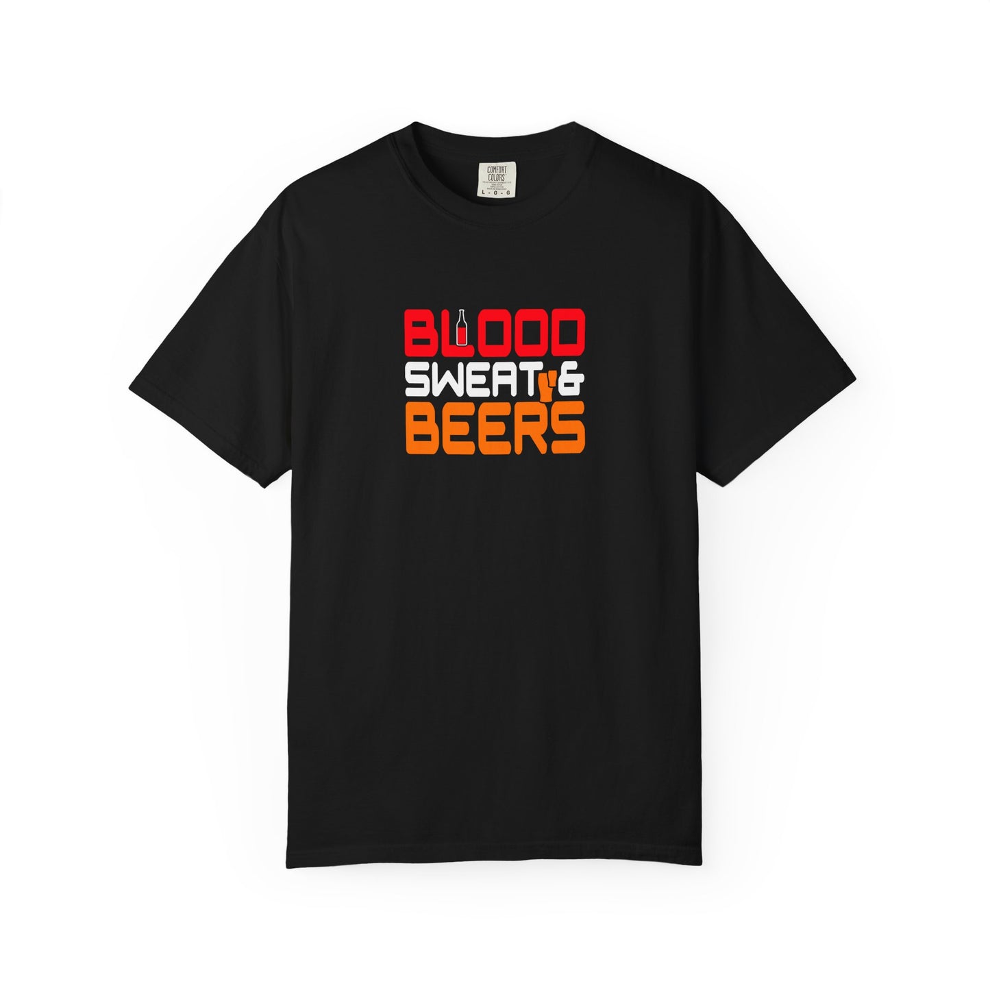 Blood, Sweat & Beers T-Shirt 🍺💪 – Funny Work & Drinking Tee
