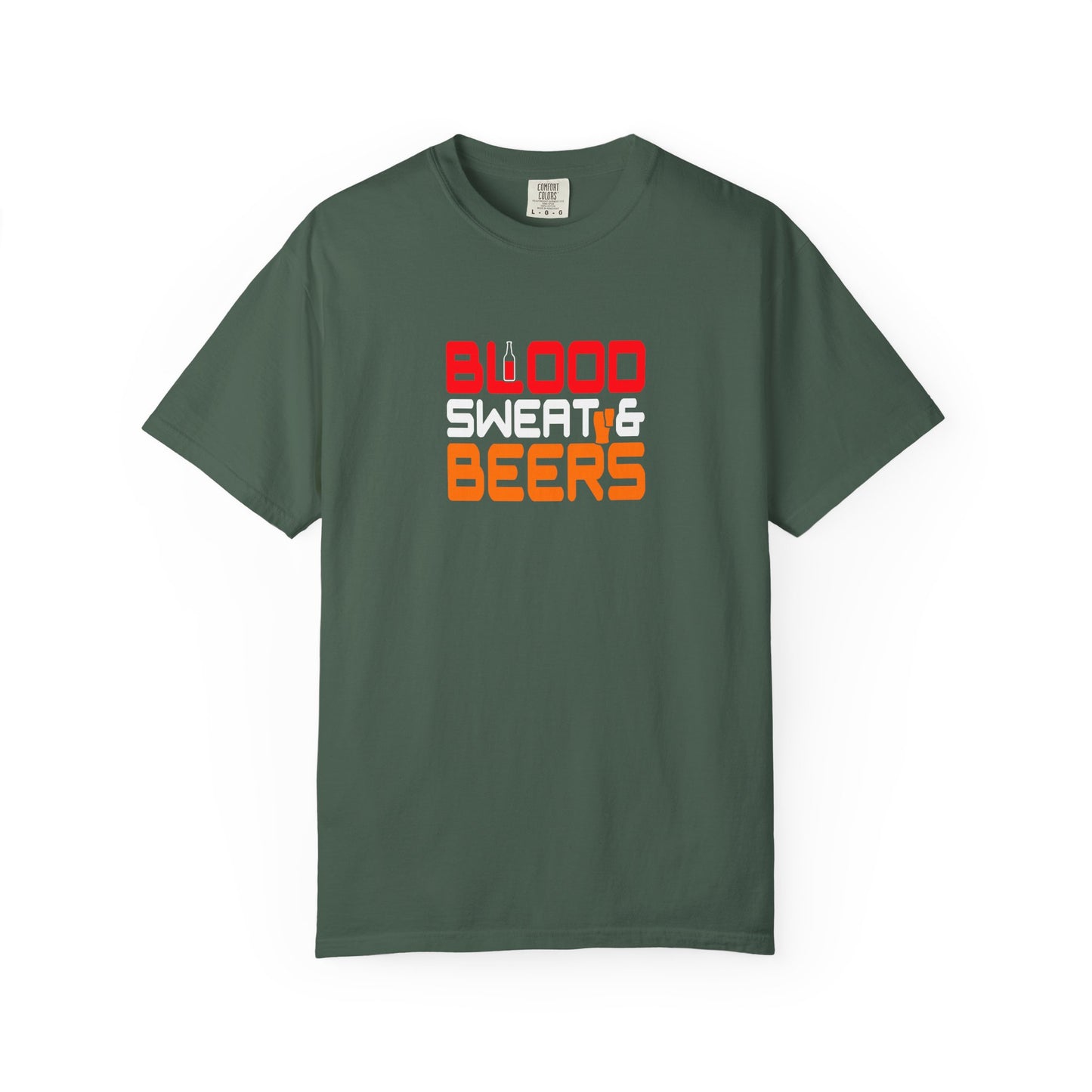 Blood, Sweat & Beers T-Shirt 🍺💪 – Funny Work & Drinking Tee