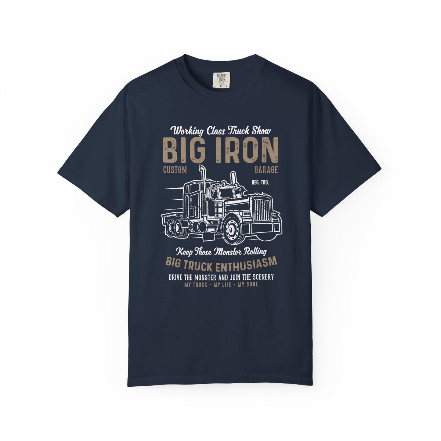 Big Truck Enthusiast Unisex T-Shirt, Perfect for Truck Lovers, Automotive Gifts, Casual Wear, Father's Day, Birthday Gift