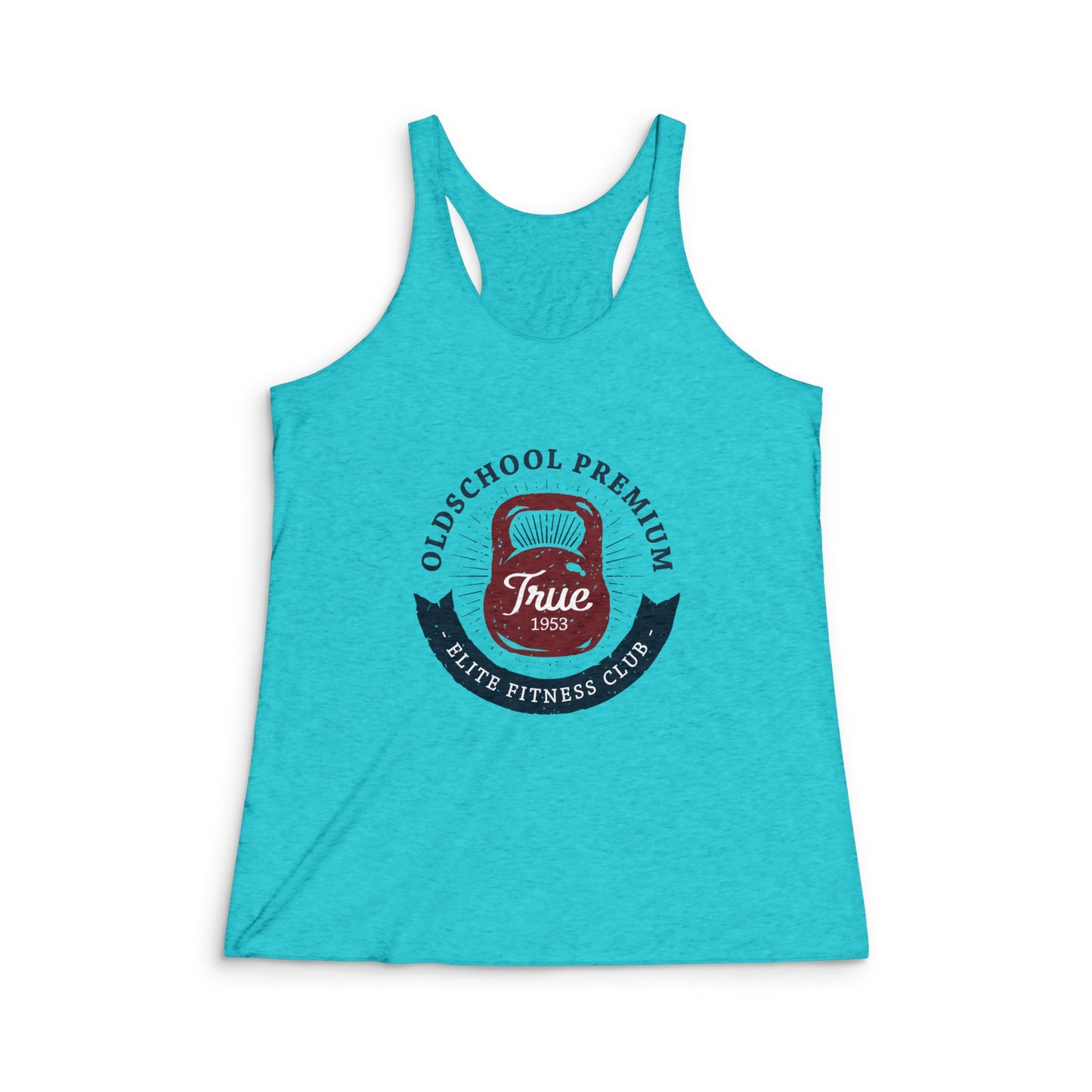 Racerback Tank - Oldschool Premium - True 1953 Gym Theme - Vintage Fitness Apparel
