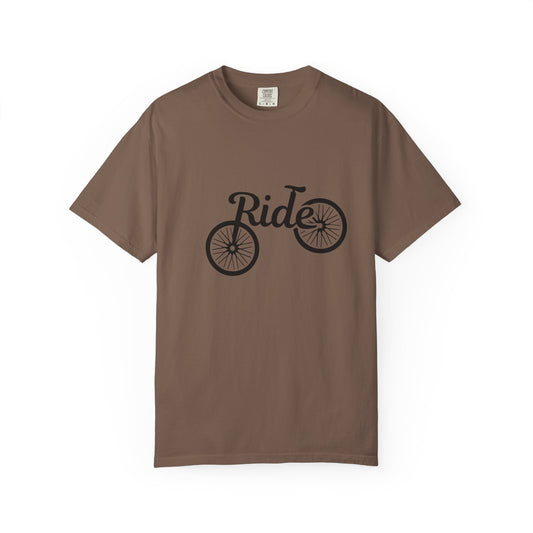 Ride Vintage Bicycle T-Shirt, Unisex Cyclist Tee, Casual Wear, Birthday Gift, Bike Lover Shirt, Everyday Comfort