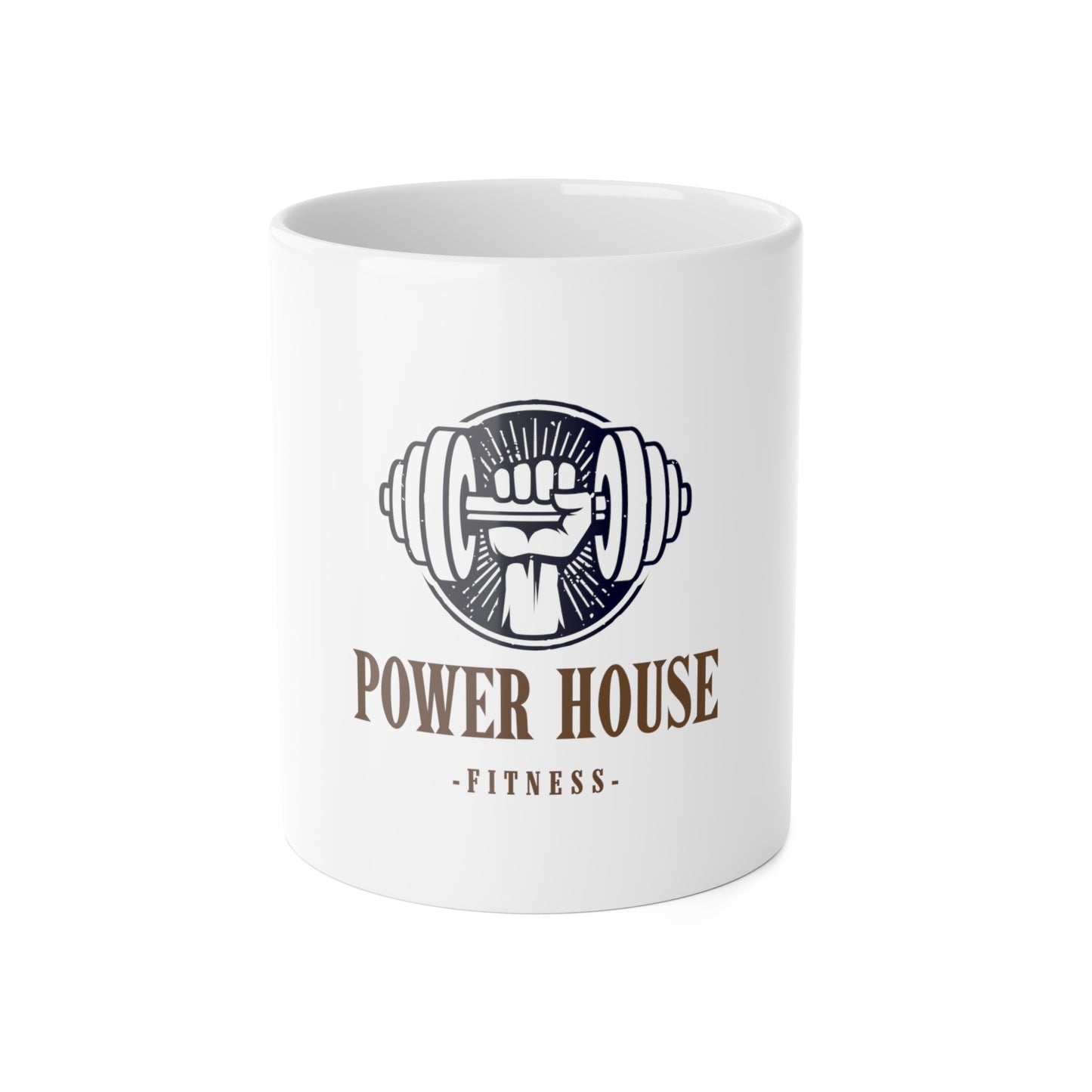 Power House Fitness 11oz White Ceramic Mug
