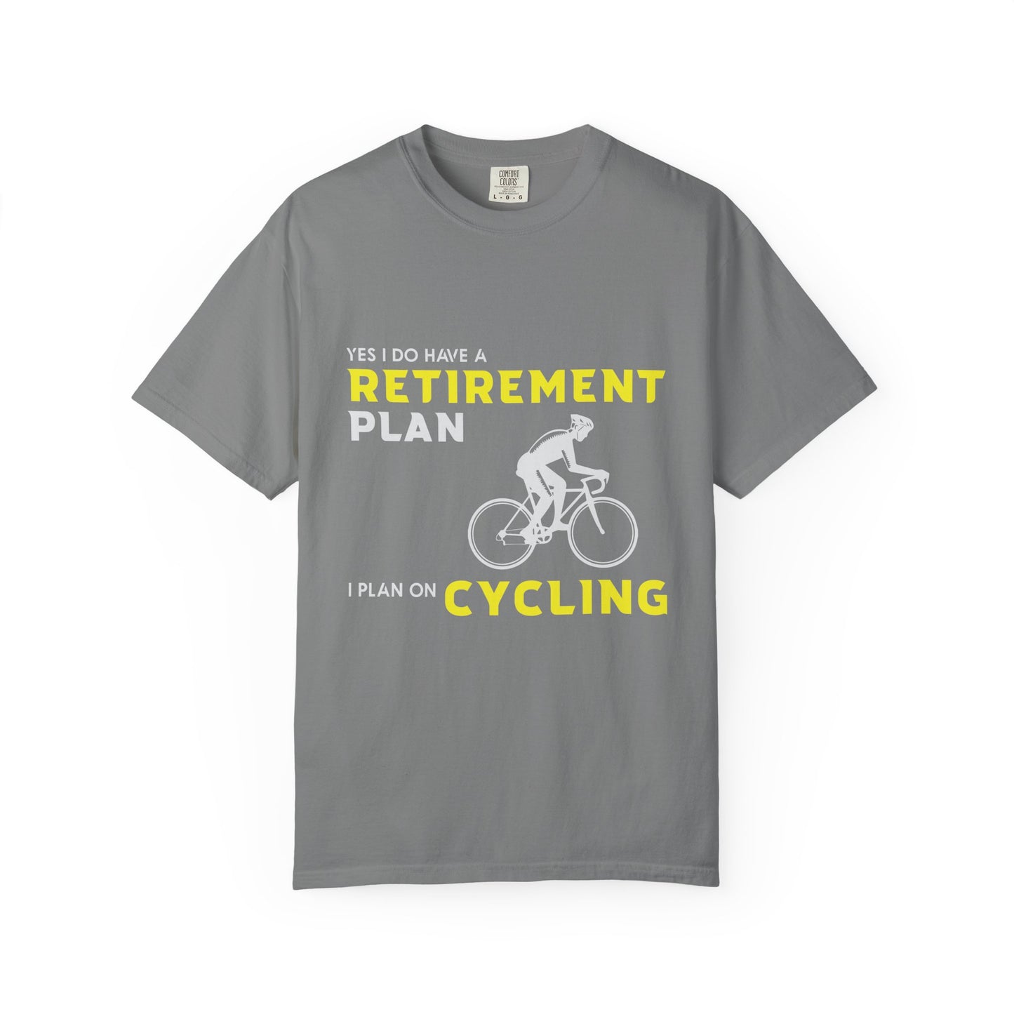 Cycling Retirement Plan T-Shirt, Fun Cycling Apparel, Gift for Retirees, Unisex Shirt for Cycling Enthusiasts, Outdoor Adventure Tee