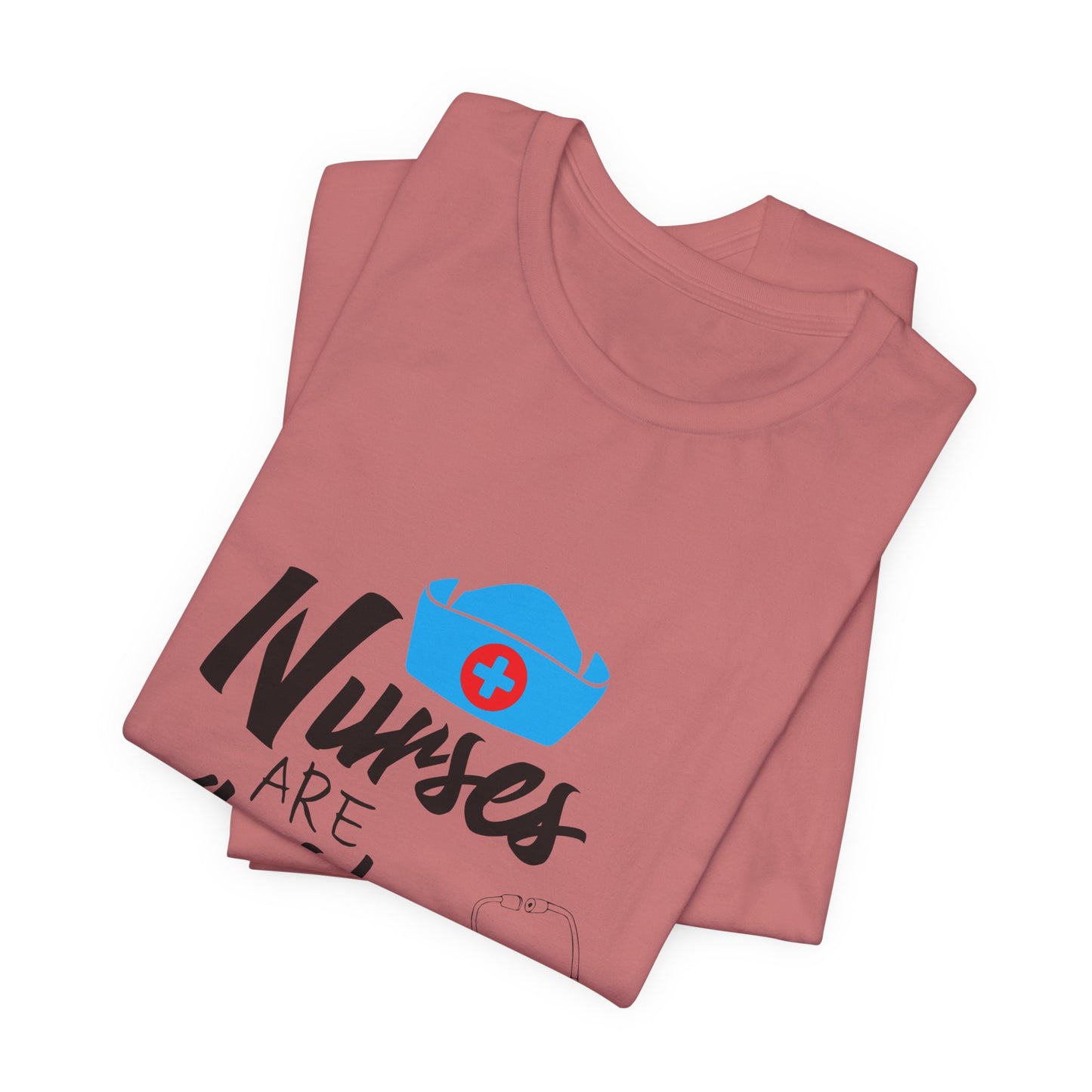 Nurses Are Angels with Stethoscopes Shirt – Nurse Appreciation Graphic Tee