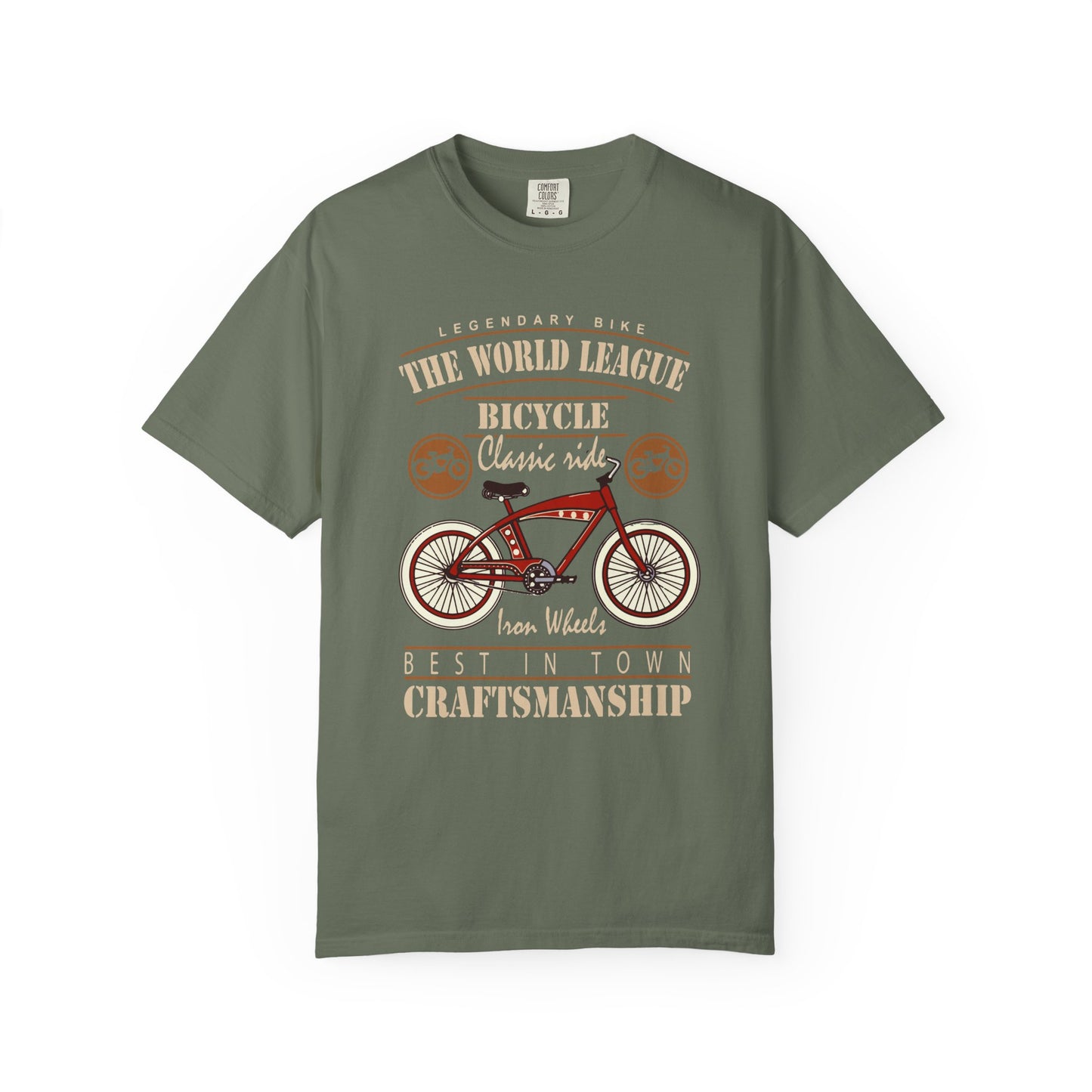 Vintage Bicycle Graphic Tee, Unisex T-shirt for Cycling Enthusiasts, Casual Wear, Gift for Bike Lovers, Retro Style Shirt