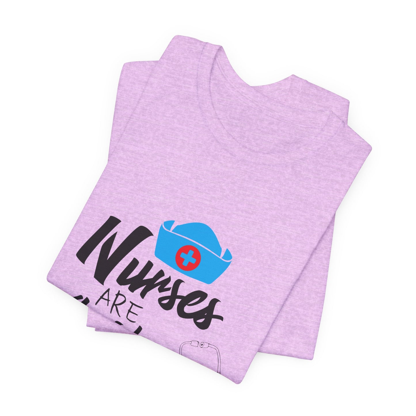 Nurses Are Angels with Stethoscopes Shirt – Nurse Appreciation Graphic Tee