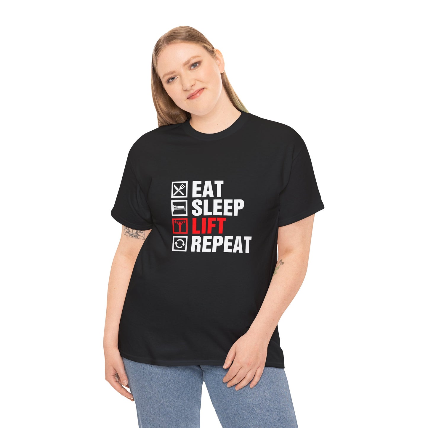 Eat Sleep Lift Repeat Tee