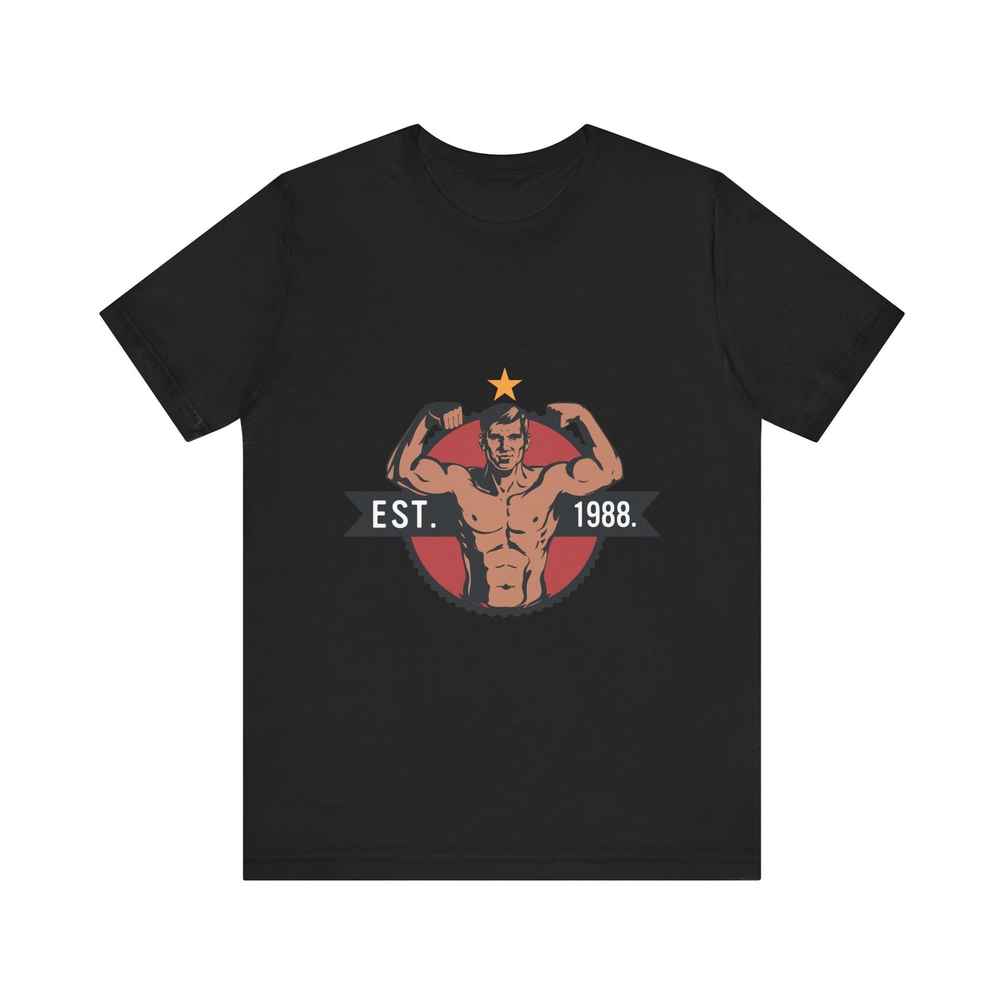 EST. 1988 Gym T-Shirt – Old School Strength Edition | Steel Grit Wear