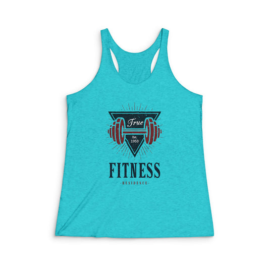 Racerback Tank True Fitness Residence Vintage Gym Strength Athlete Apparel